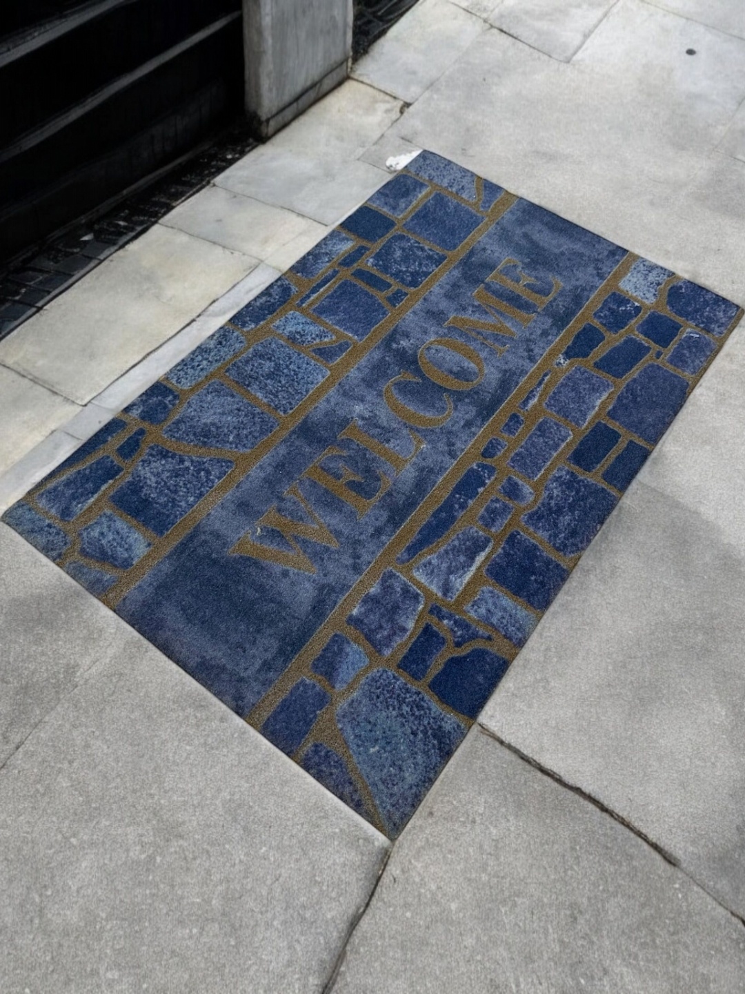 

Gallery99 Blue Printed Doormats