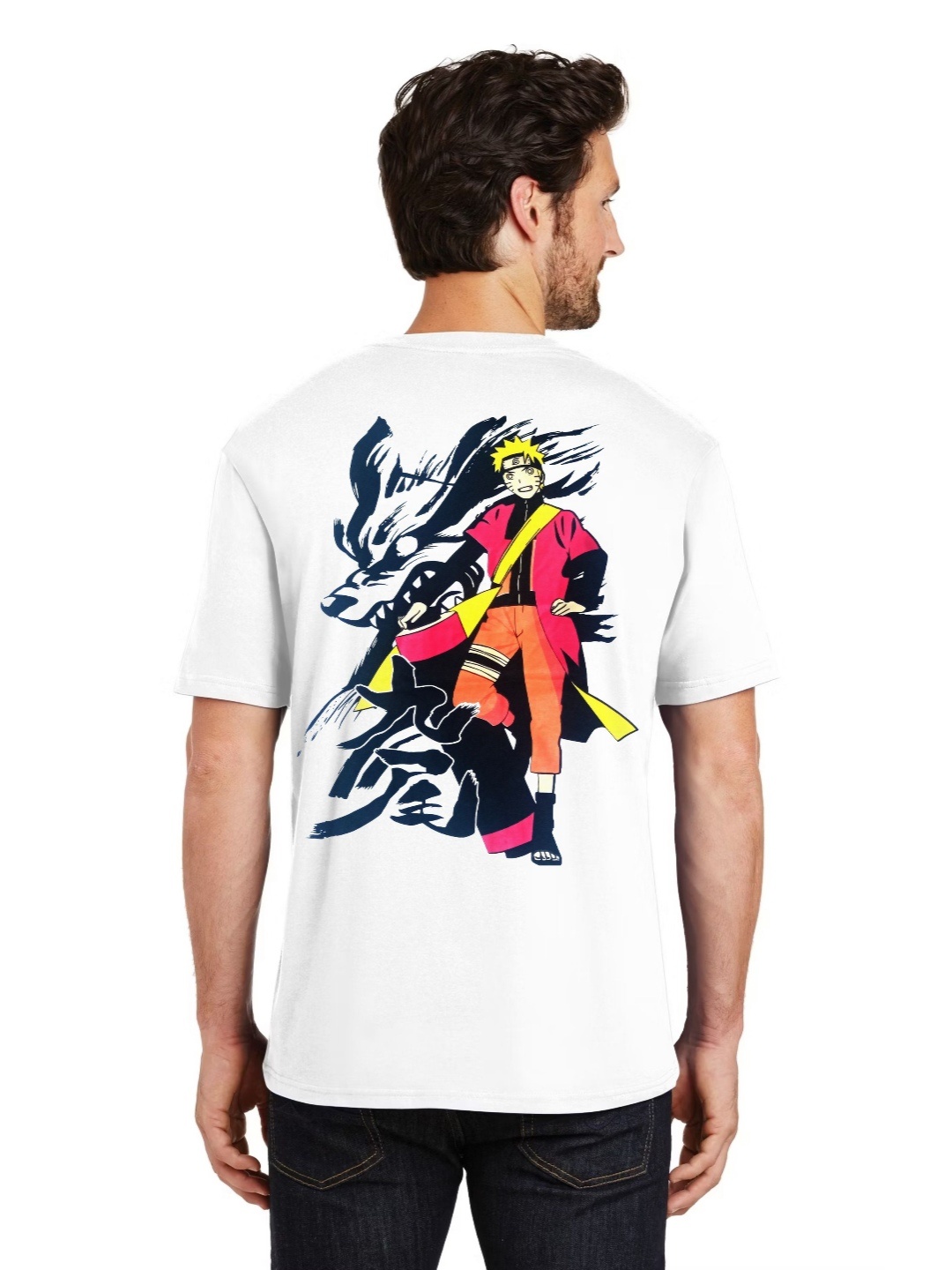 

SONIBROS Men Typography Printed Applique T-shirt, White