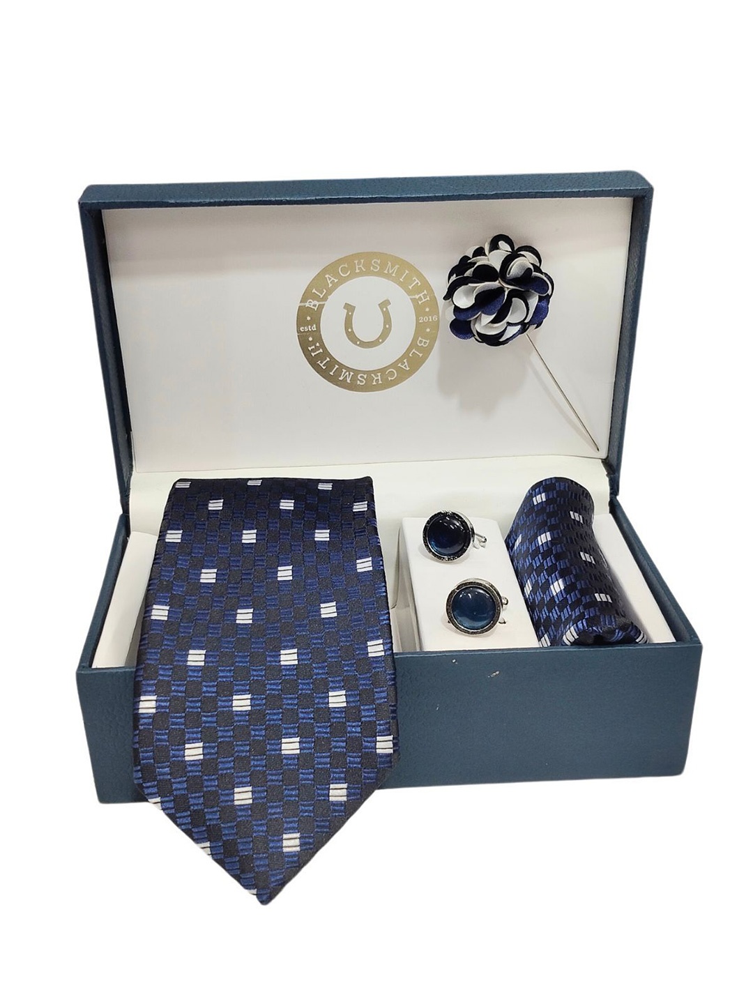 

Blacksmith Men Accessory Gift Set of, Navy blue