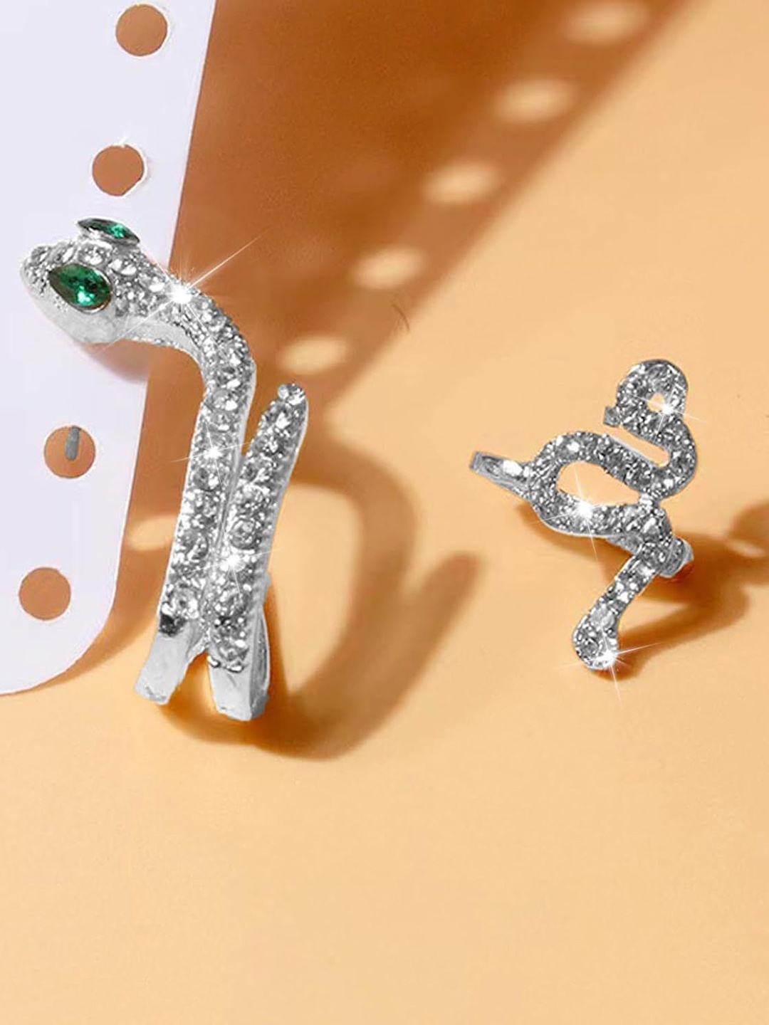 

StyleCast x Revolte Classic Half Hoop Earrings, Silver
