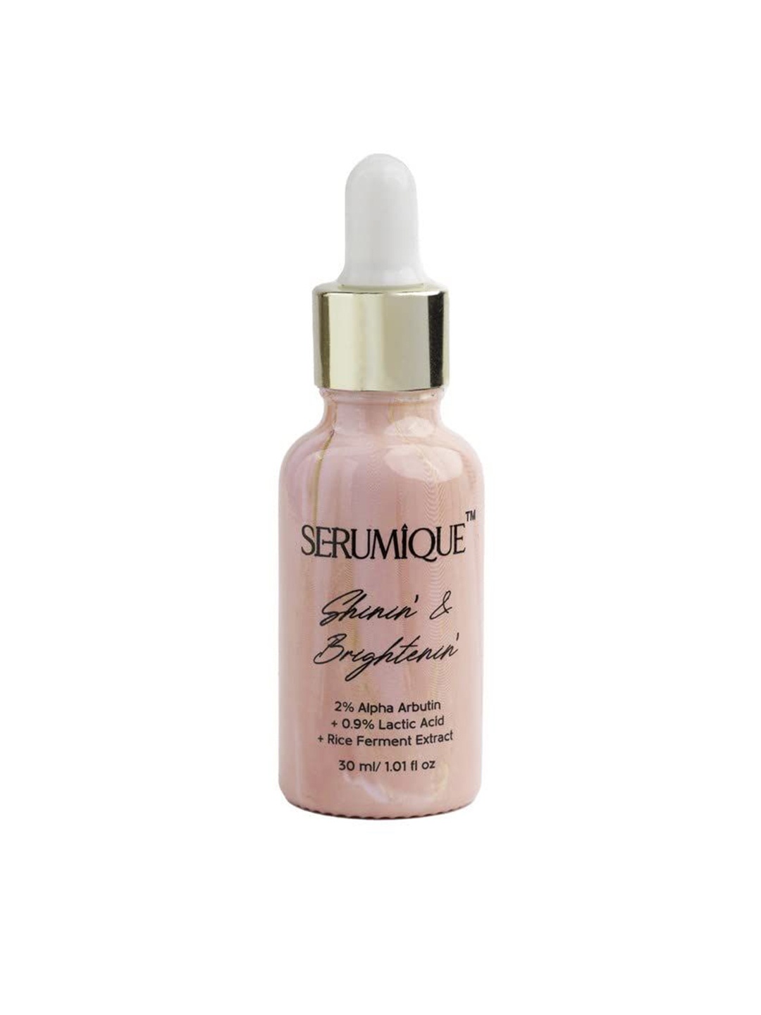 

SERUMIQUE Shinin & Brightenin 2% Alpha Arbutin Face Serum- 30 ml, Transparent