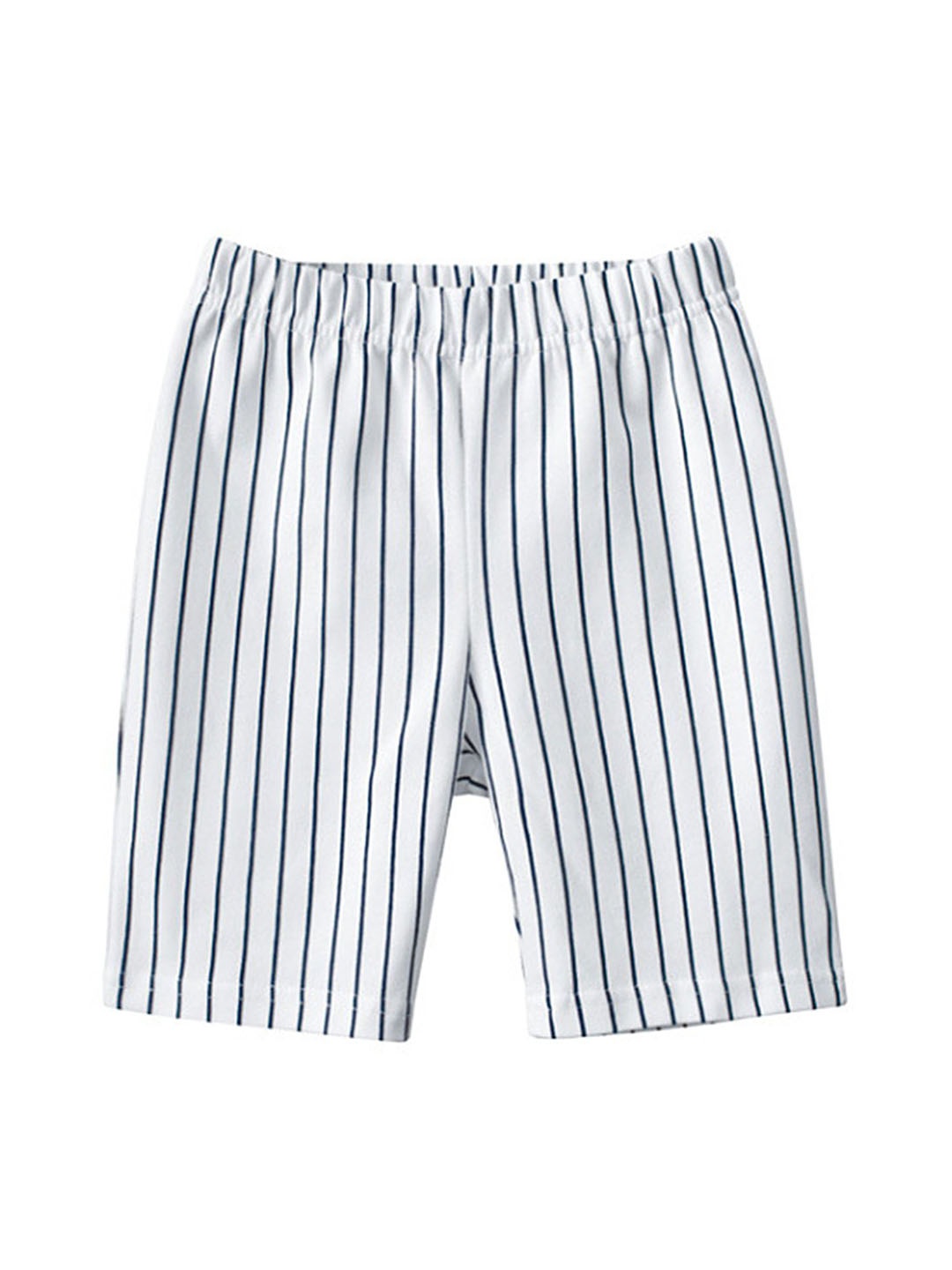 

LULU & SKY Boys Striped Slim Fit High-Rise Technology Shorts, Multi
