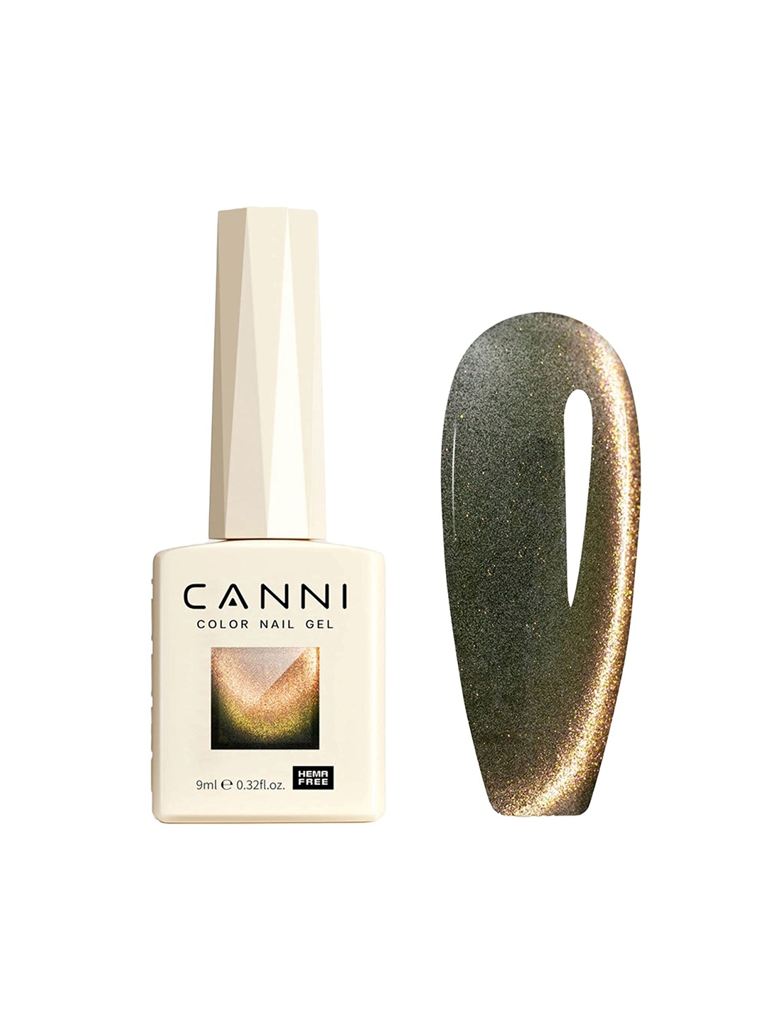 

CANNI Hema Free Gel Nail Polish - 9 ml - Shade - 8042, Grey