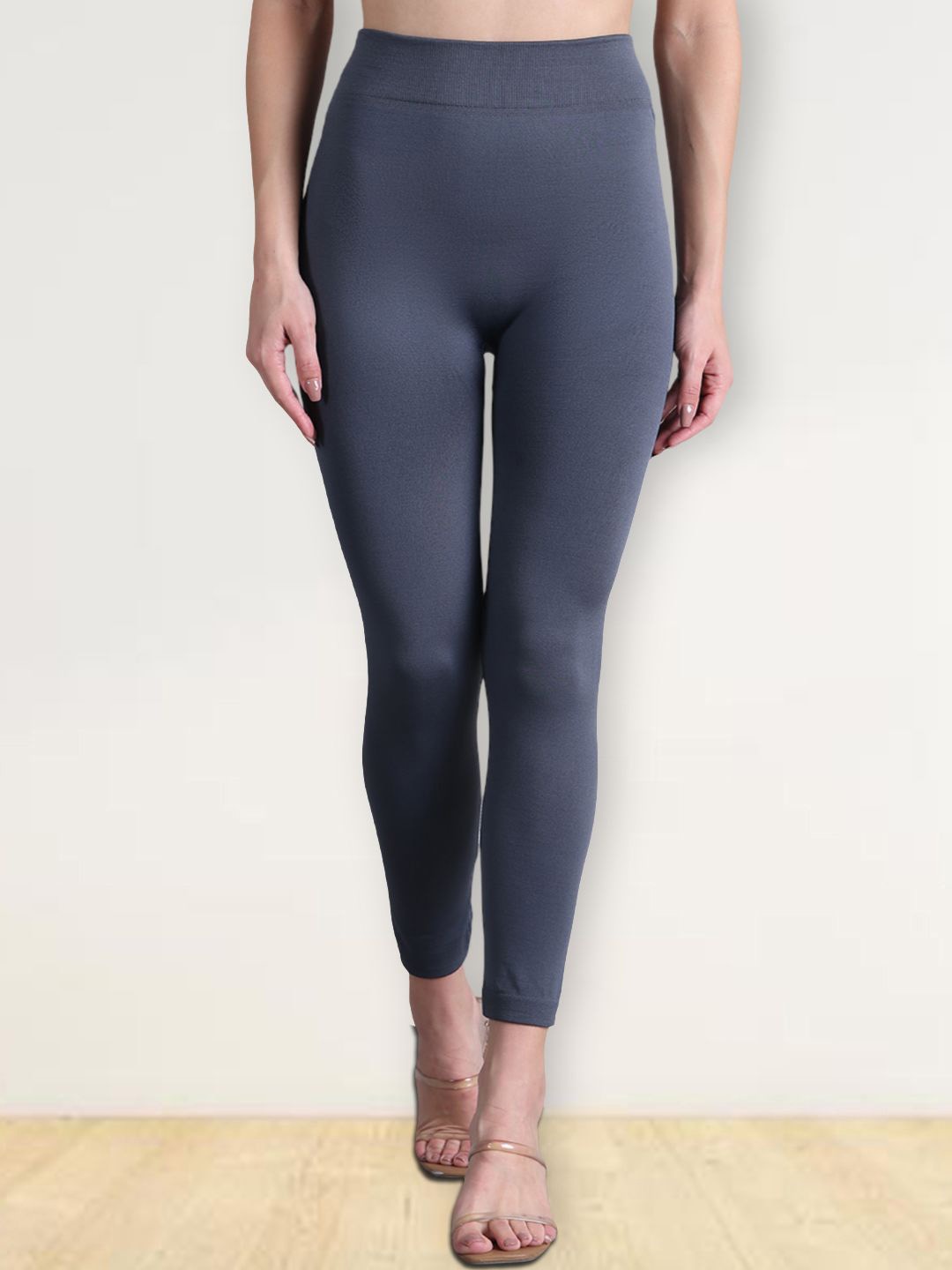 

Jinfo Skinny-Fit Ankle-Length Leggings, Grey