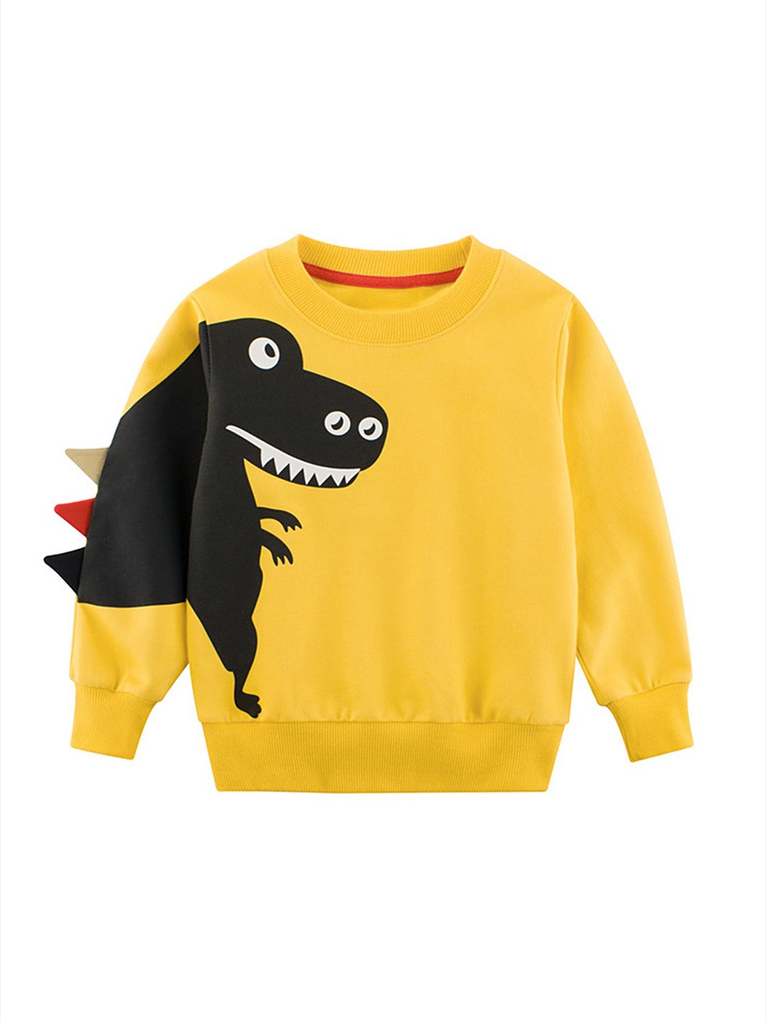 

LULU & SKY Boys Printed Sweatshirt, Yellow