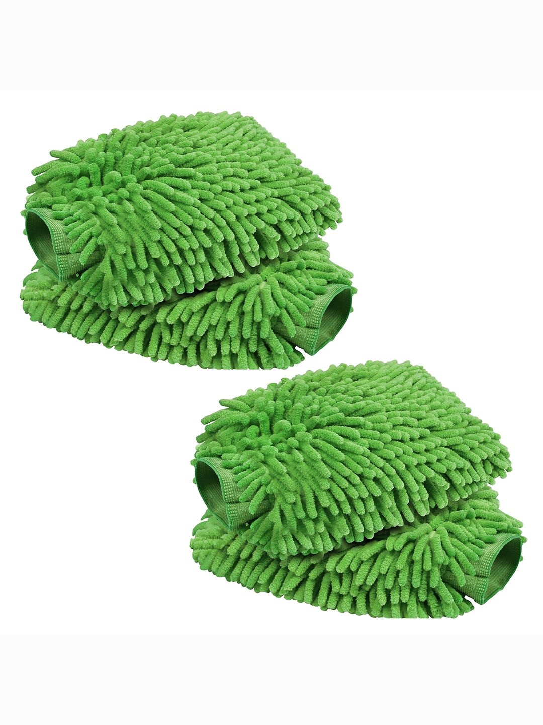 

Kuber Industries Set of 4 Unisex Green Cleaning Cloth