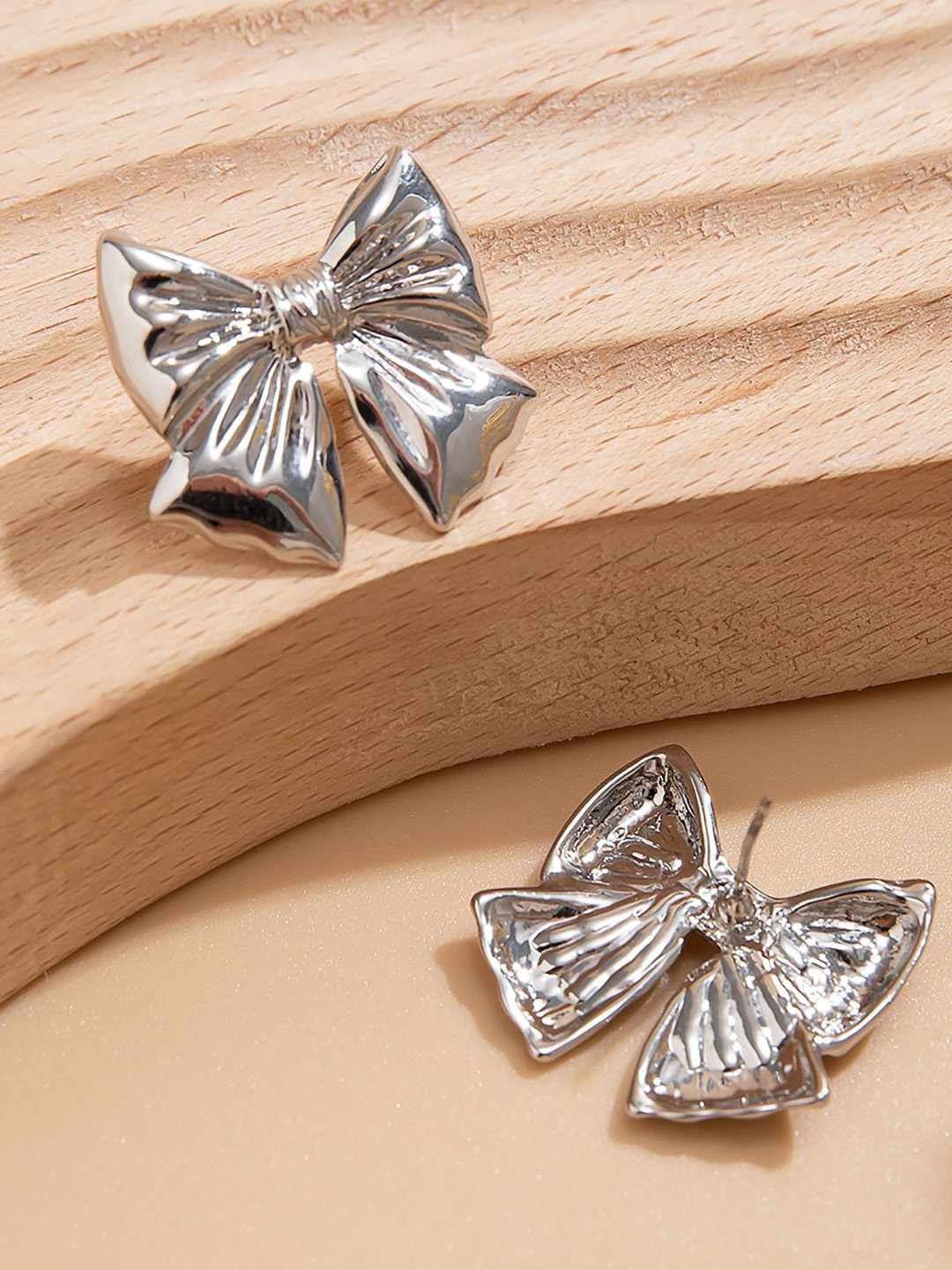 

StyleCast x Revolte Classic Studs Earrings, Silver