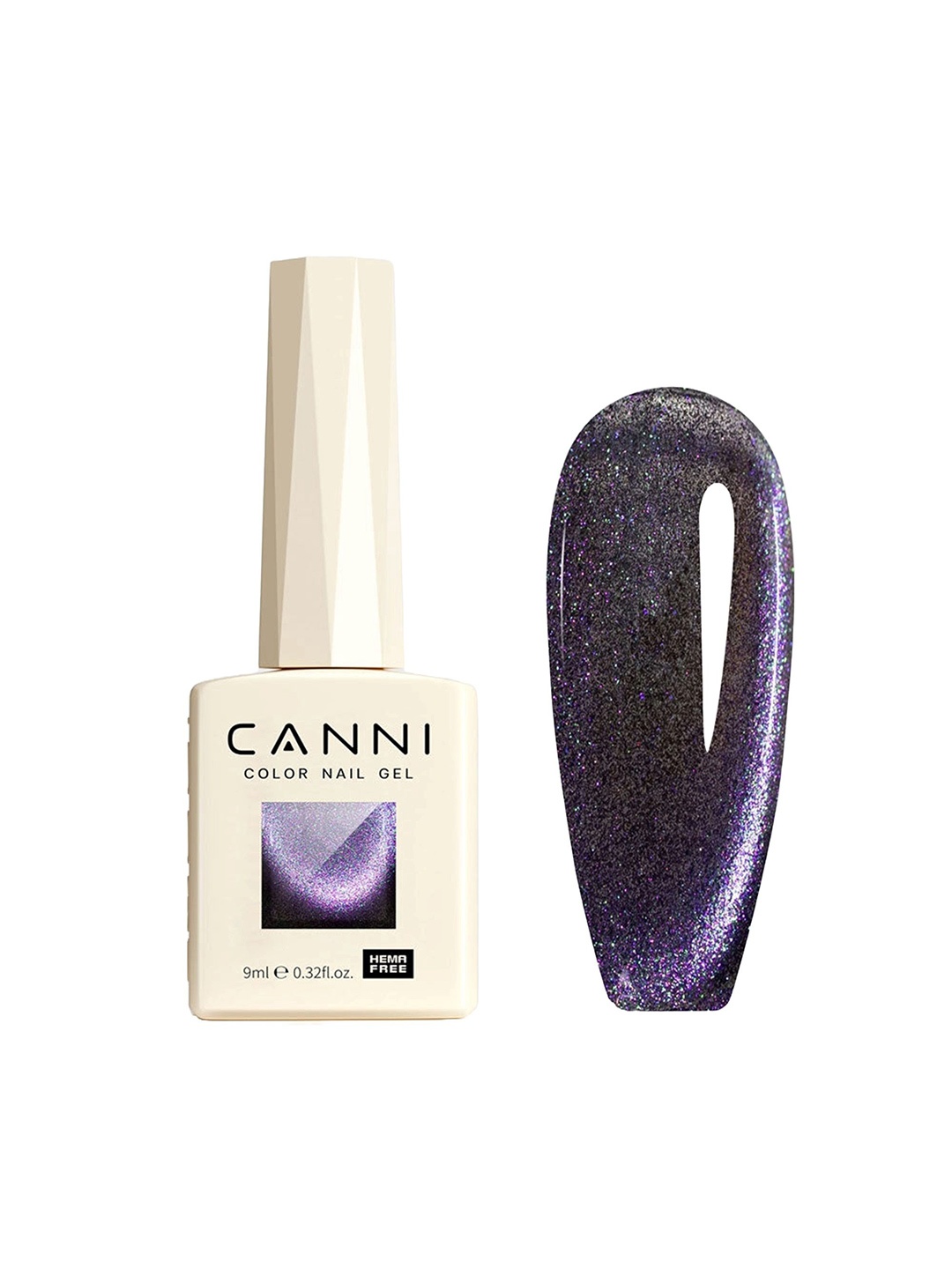 

CANNI Hema Free Gel Nail Polish - 9 ml - Shade - 8045, Purple