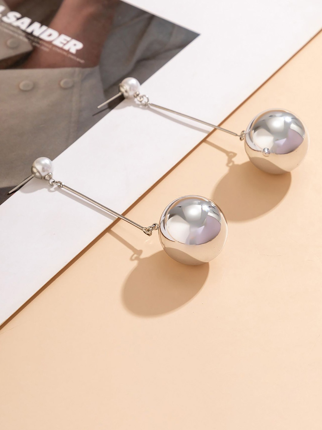 

StyleCast x Revolte Classic Drop Earrings, Silver