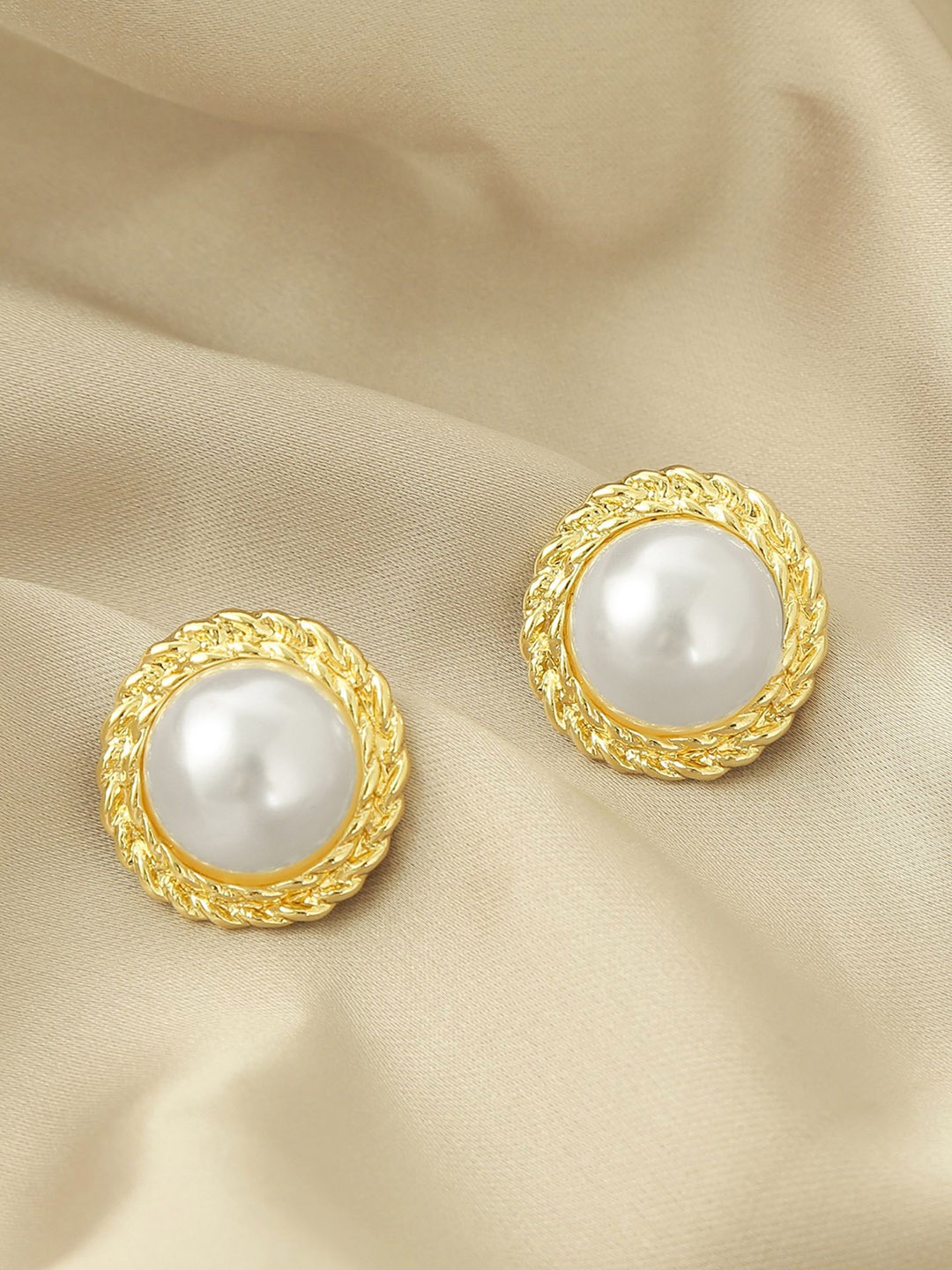 

StyleCast x Revolte Classic Drop Earrings, White