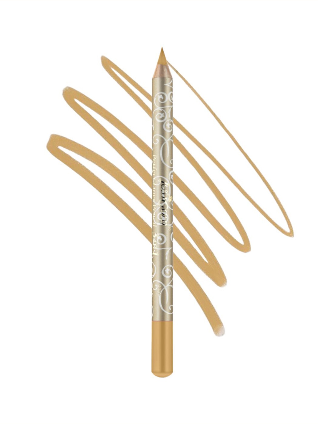 

JUSTGOLD 3-In-1 Long-Lasting One Swipe Application Matte Finish Pencil Lip Liner - 5g- 593, Gold