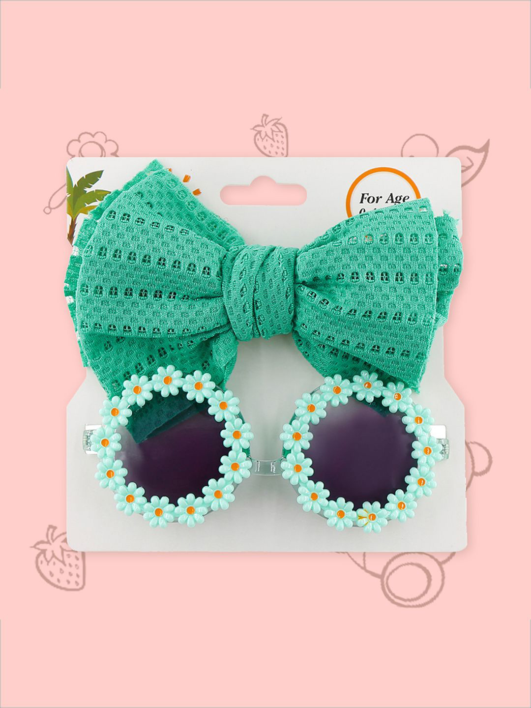 

Polka Tots Girls Round Sunglasses, Sea green