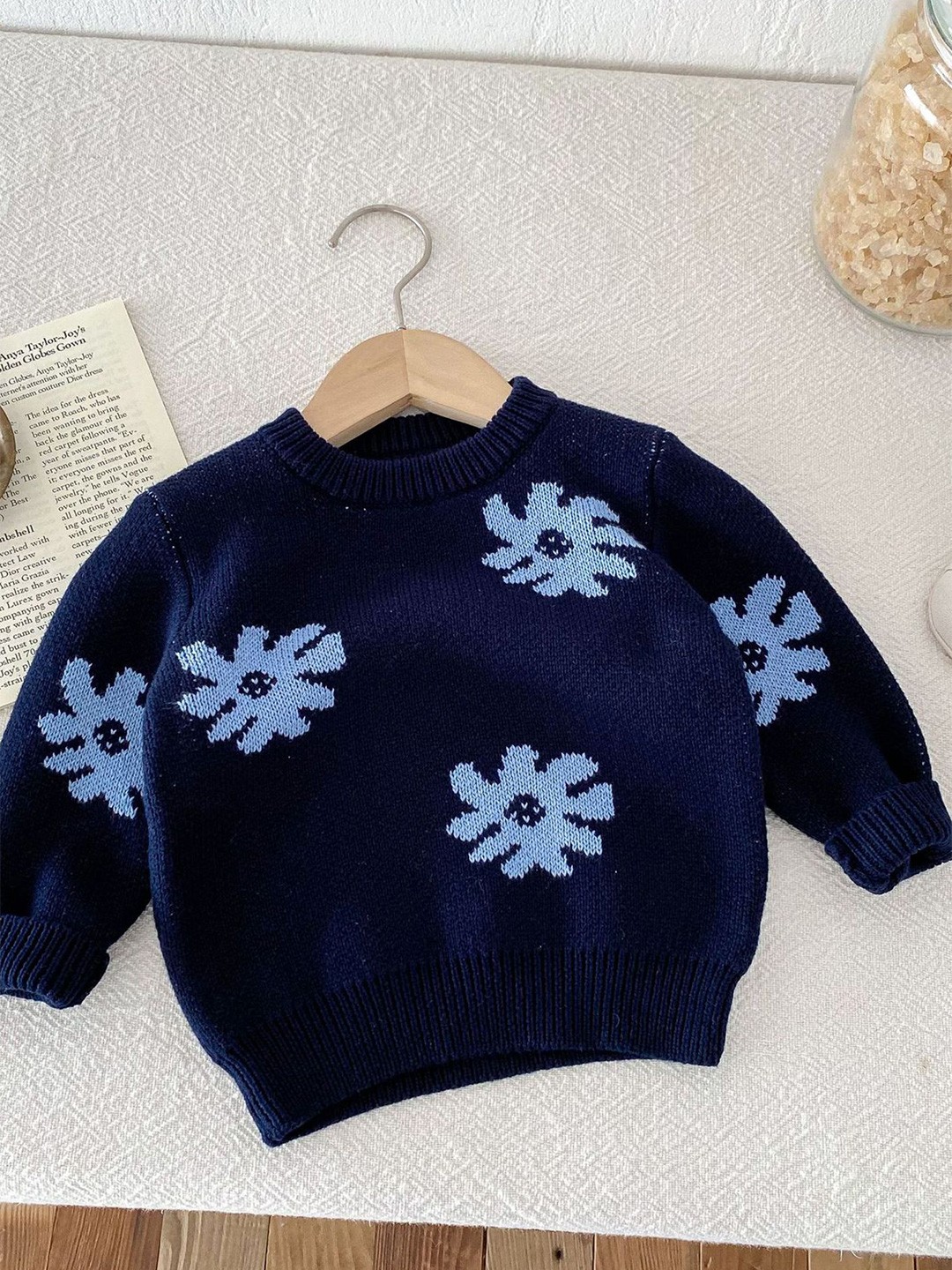 

LULU & SKY Girls Printed Sweatshirt, Blue