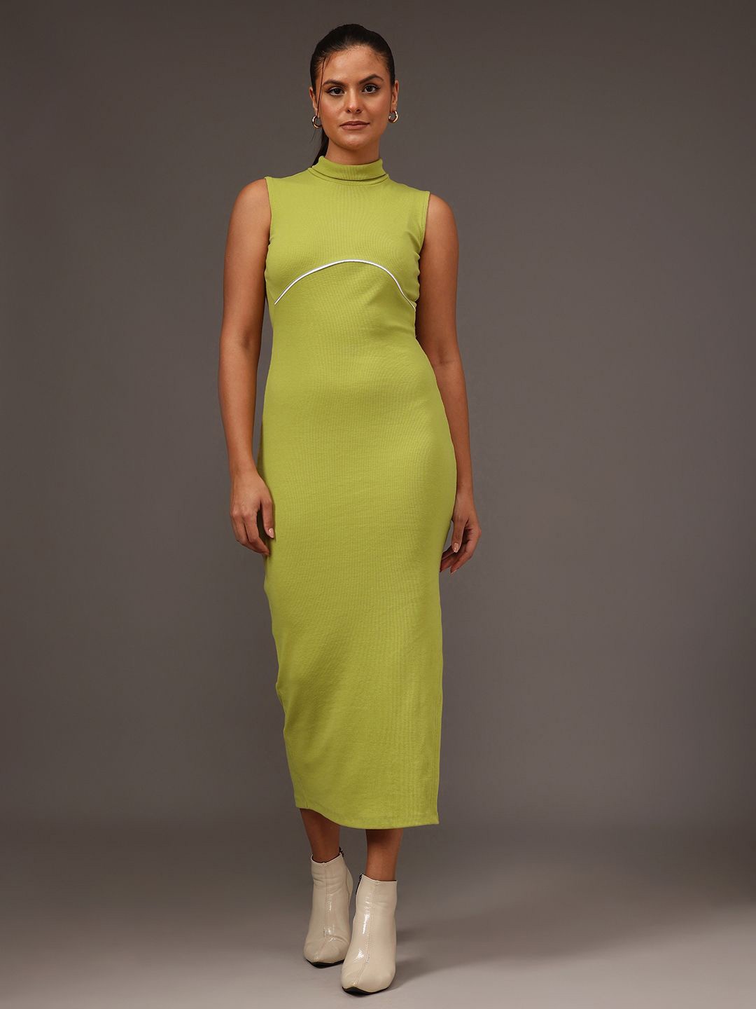 

STREET 9 Sheath Midi Dress, Lime green