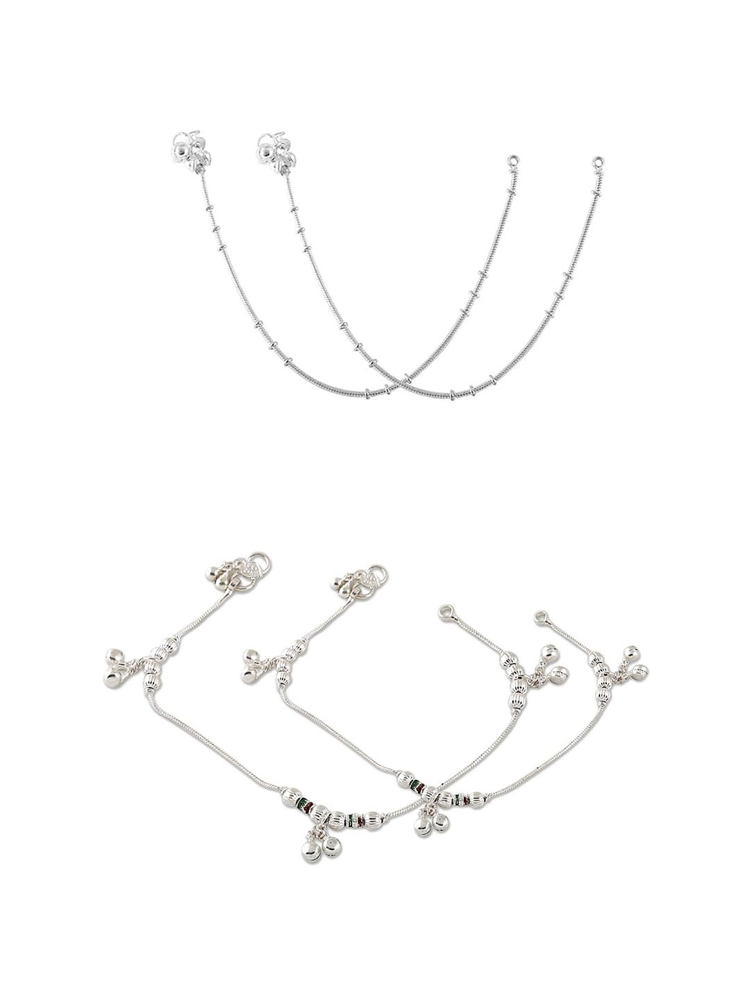 

Lila Silver-Plated Anklet