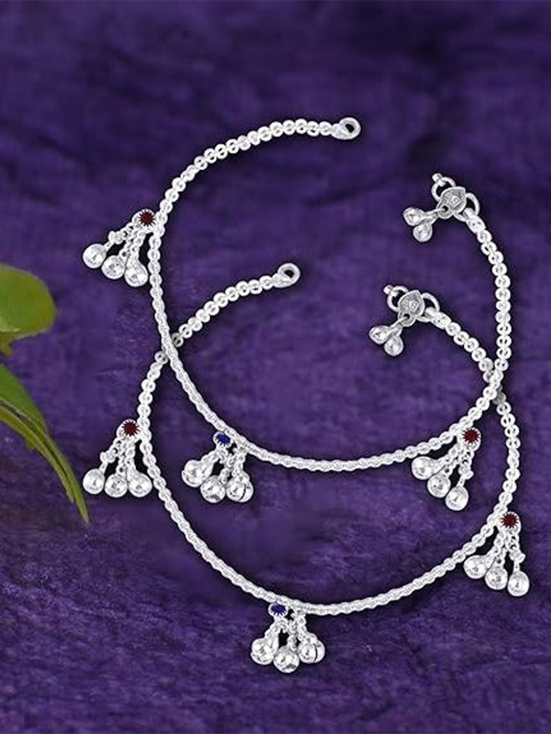 

Lila Silver-Plated Anklet