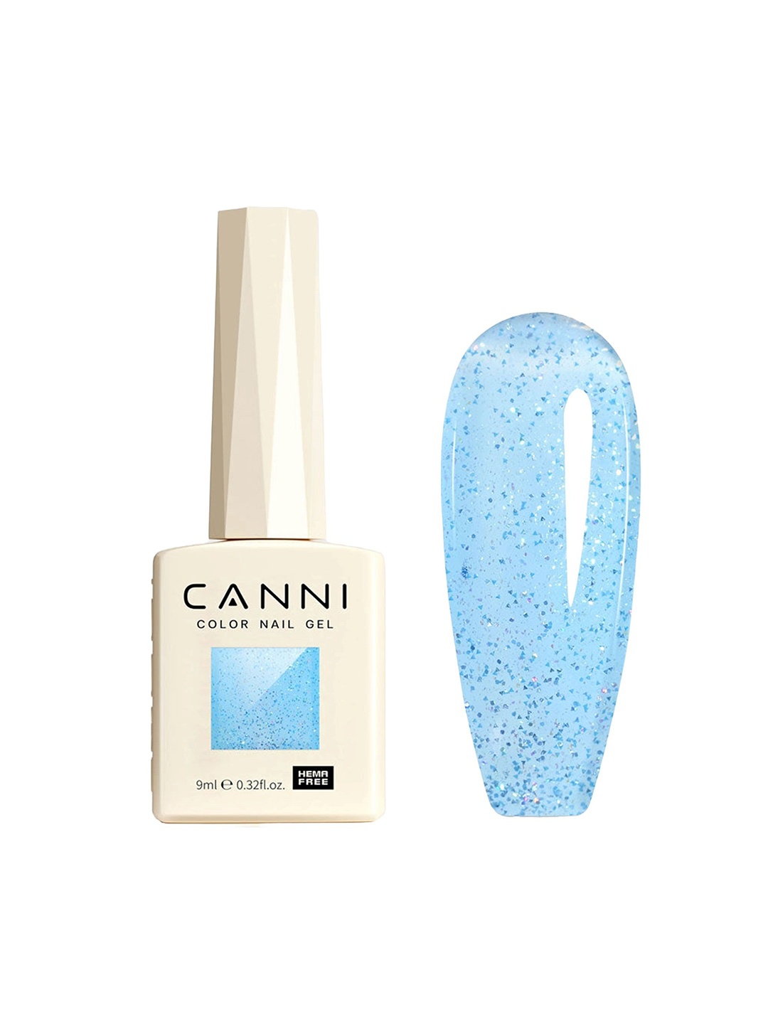 

CANNI Hema Free Gel Nail Polish - 9 ml - Shade - 8056, Blue