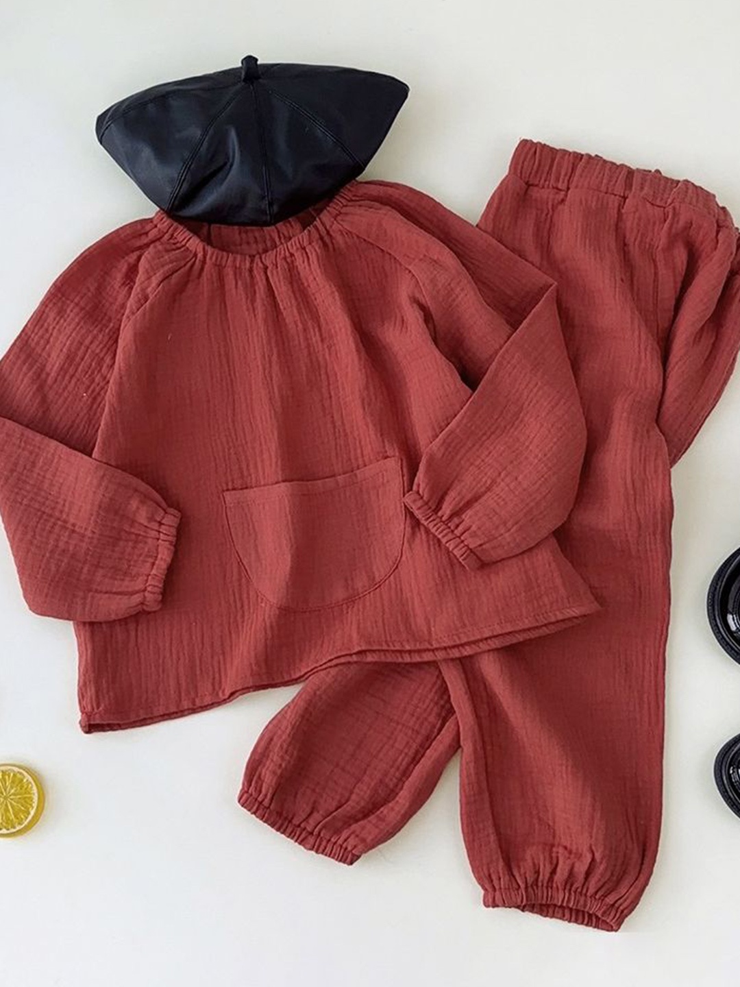 

LULU & SKY Girls Top, Red