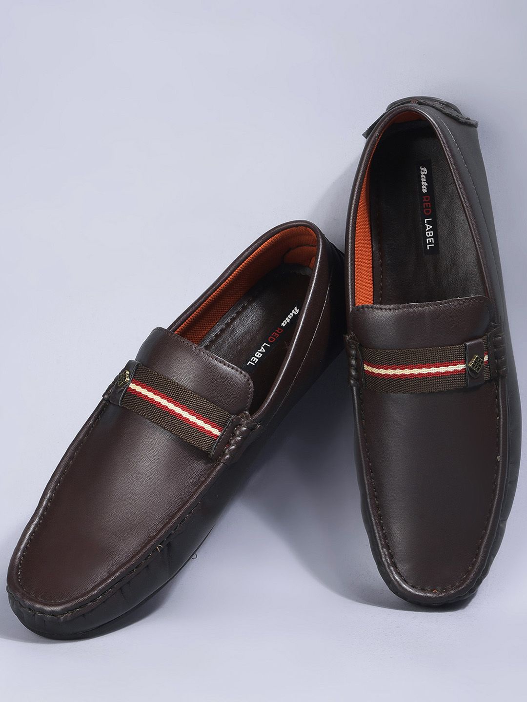 

Bata Men Leather Loafers, Brown