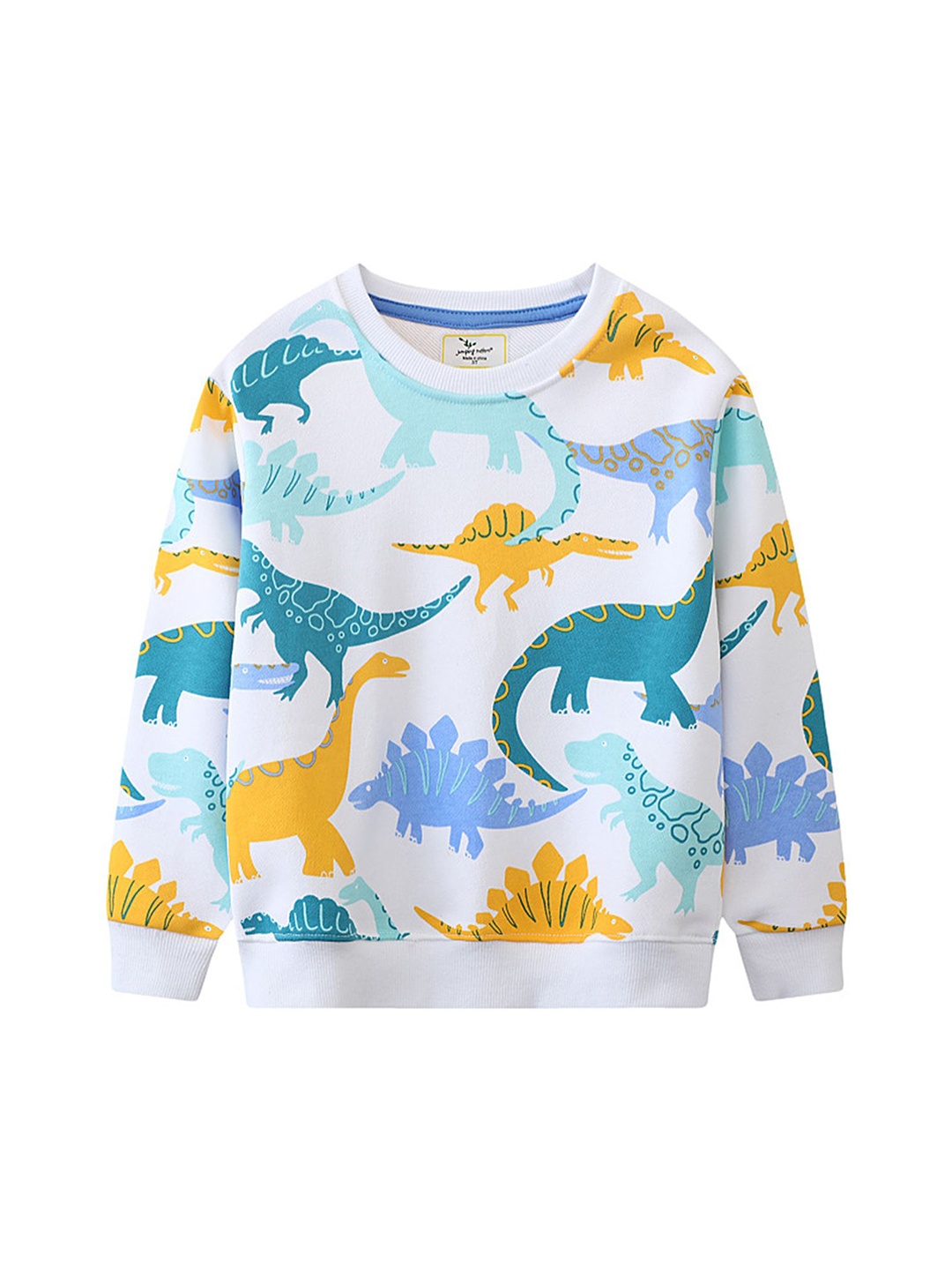 

LULU & SKY Boys Printed Sweatshirt, White