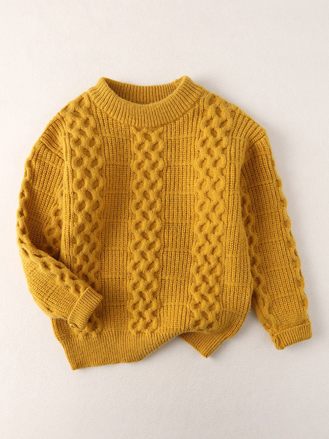 

LULU & SKY Girls Printed Sweatshirt, Yellow