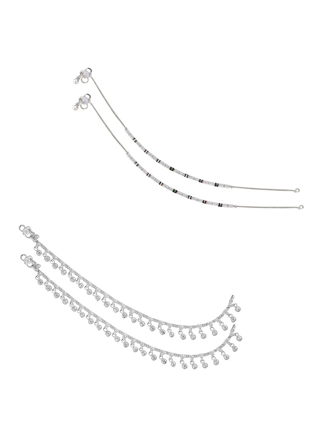 

Lila Silver-Plated Anklet