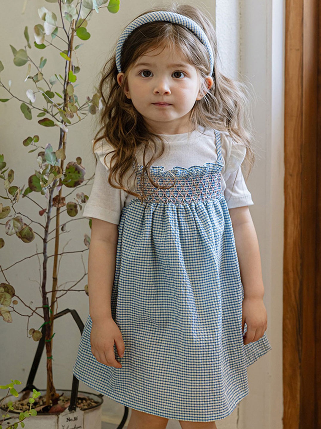 

LULU & SKY Striped A-Line Dress, Blue