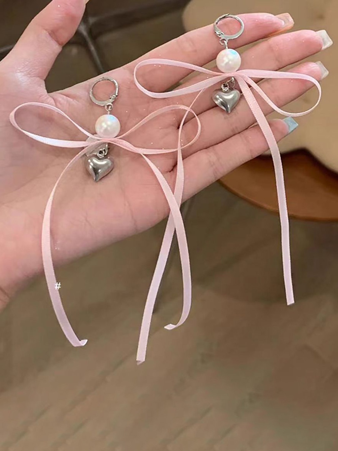 

StyleCast x Revolte Classic Drop Earrings, Pink