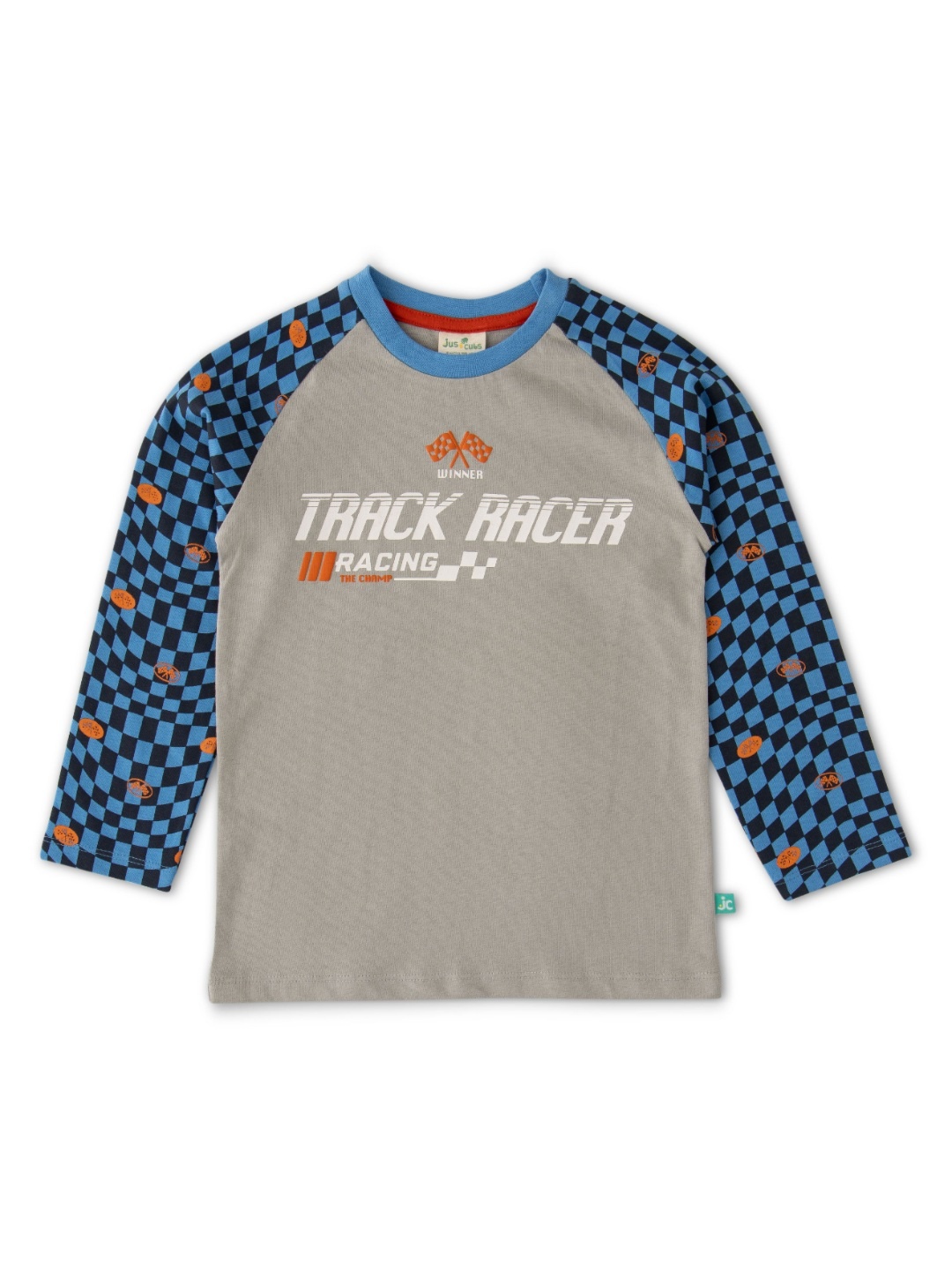 

JusCubs Boys Printed T-shirt, Blue