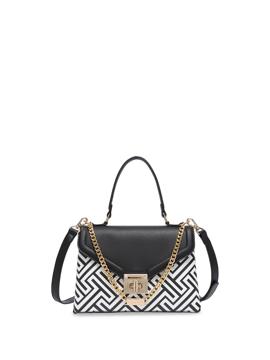 

Diana Korr Printed Shoulder Bag, Black