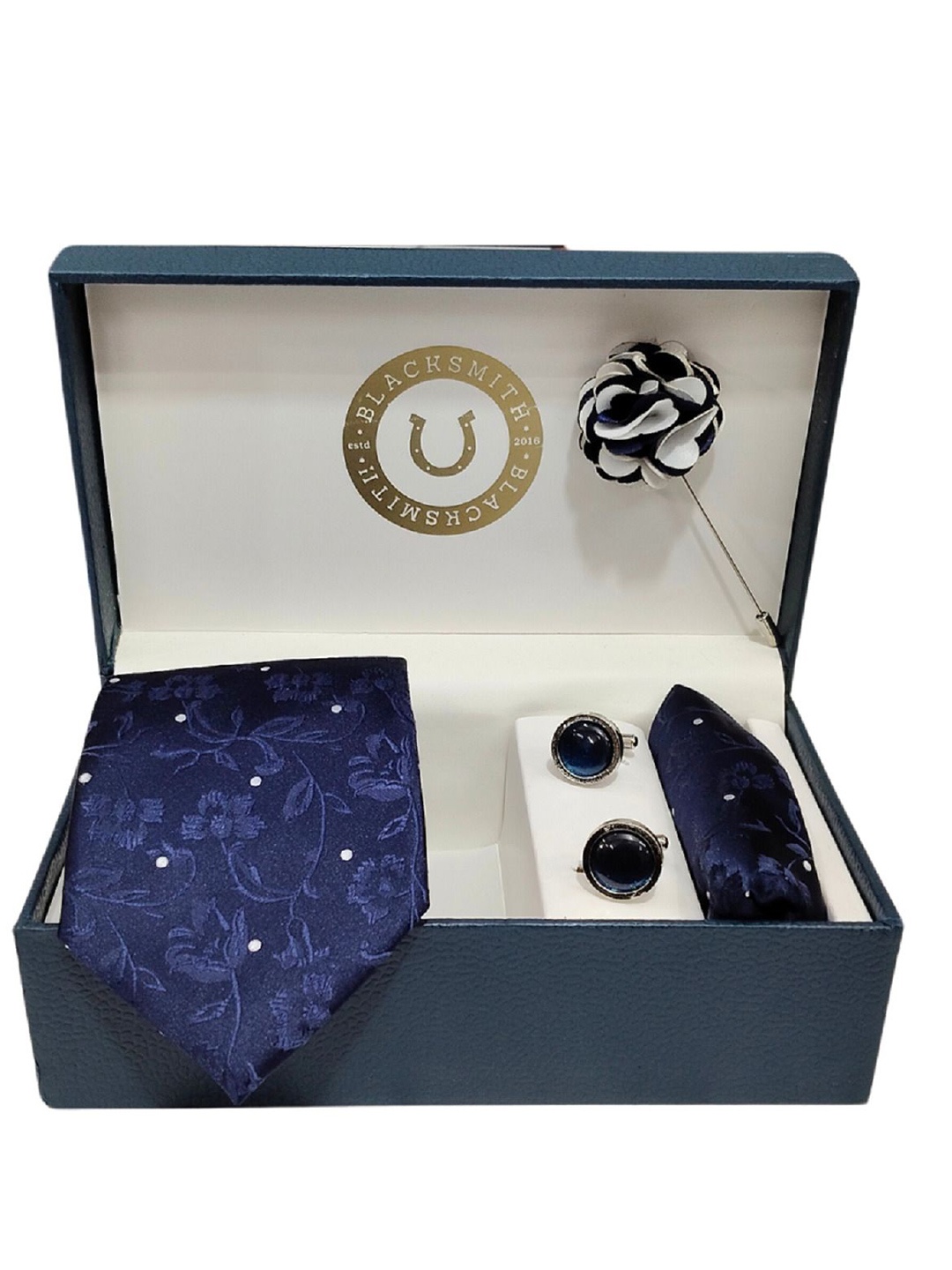 

Blacksmith Men Accessory Gift Set of, Navy blue