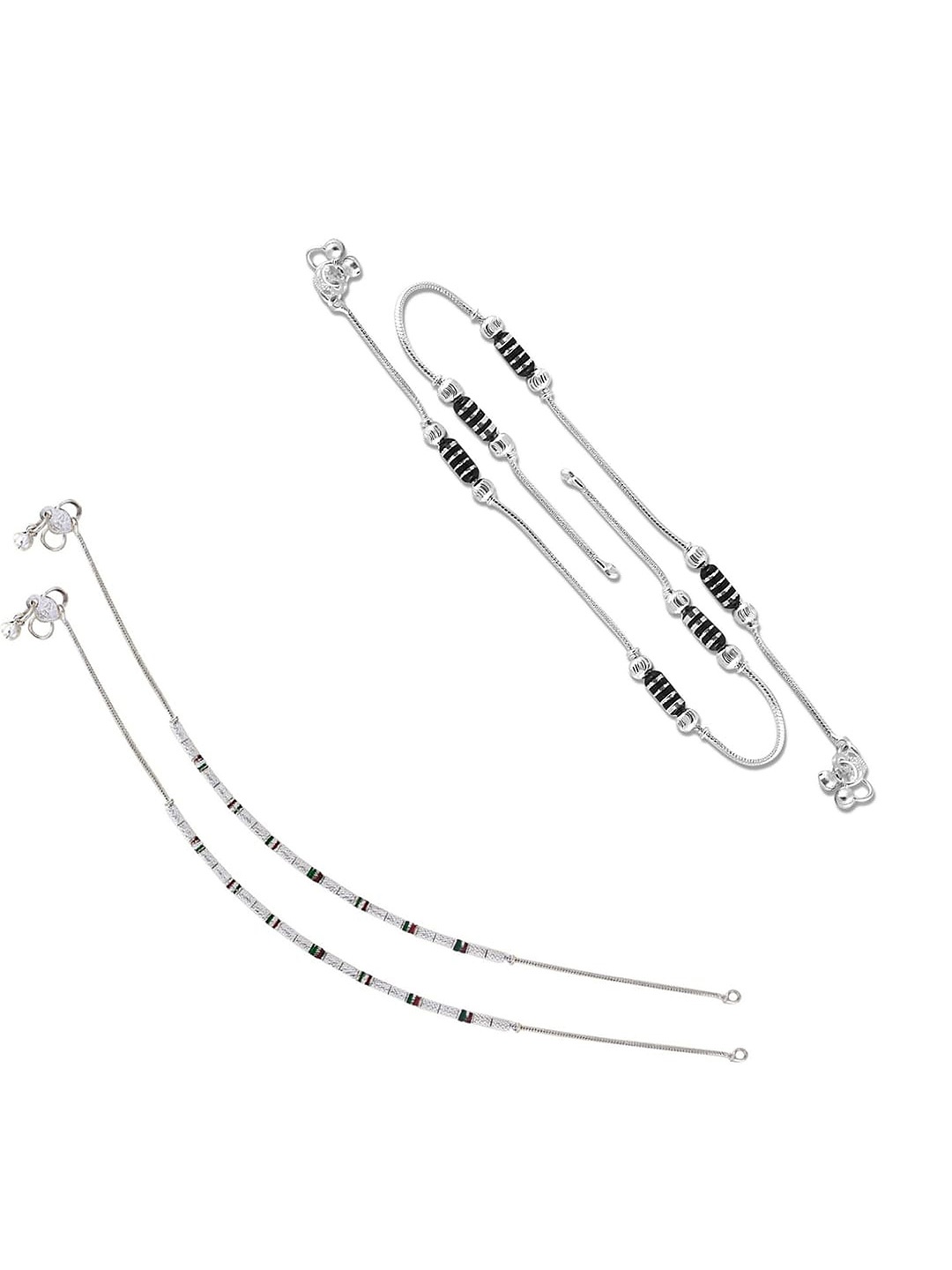 

Lila Silver-Plated Anklet