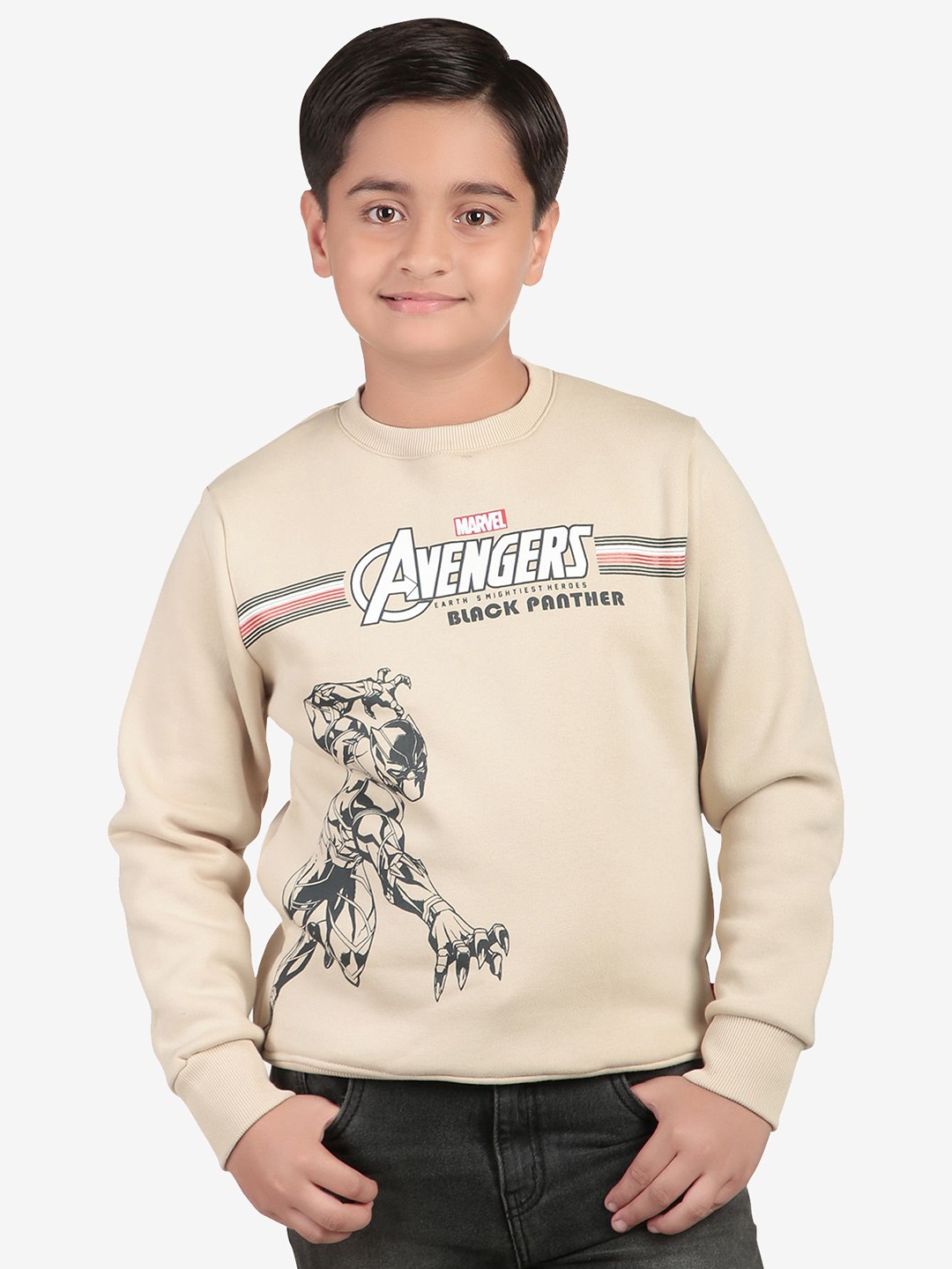 

Bodycare Boys Printed Sweatshirt, Olive