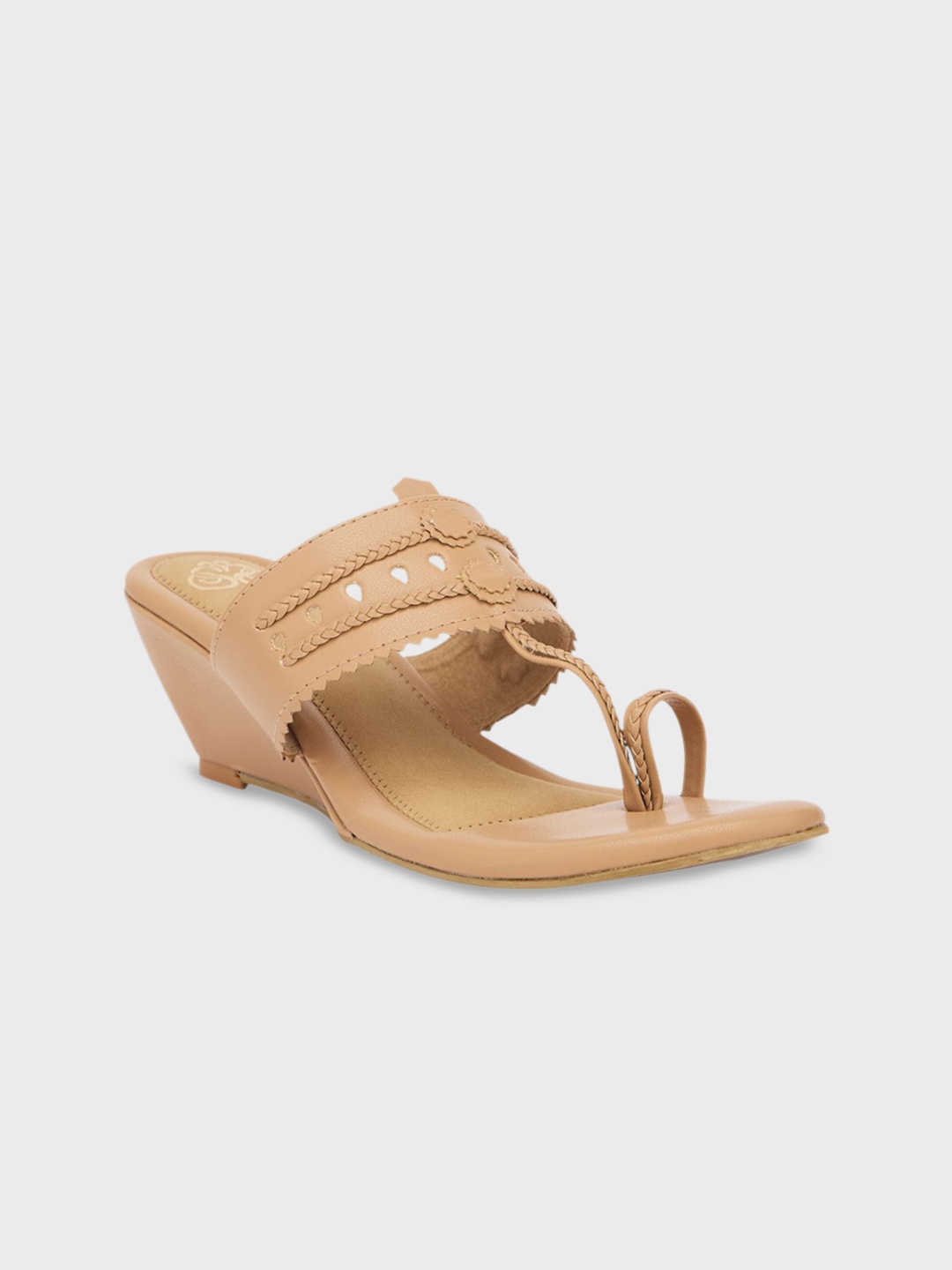 

Sole To Soul Wedge Sandals, Camel brown