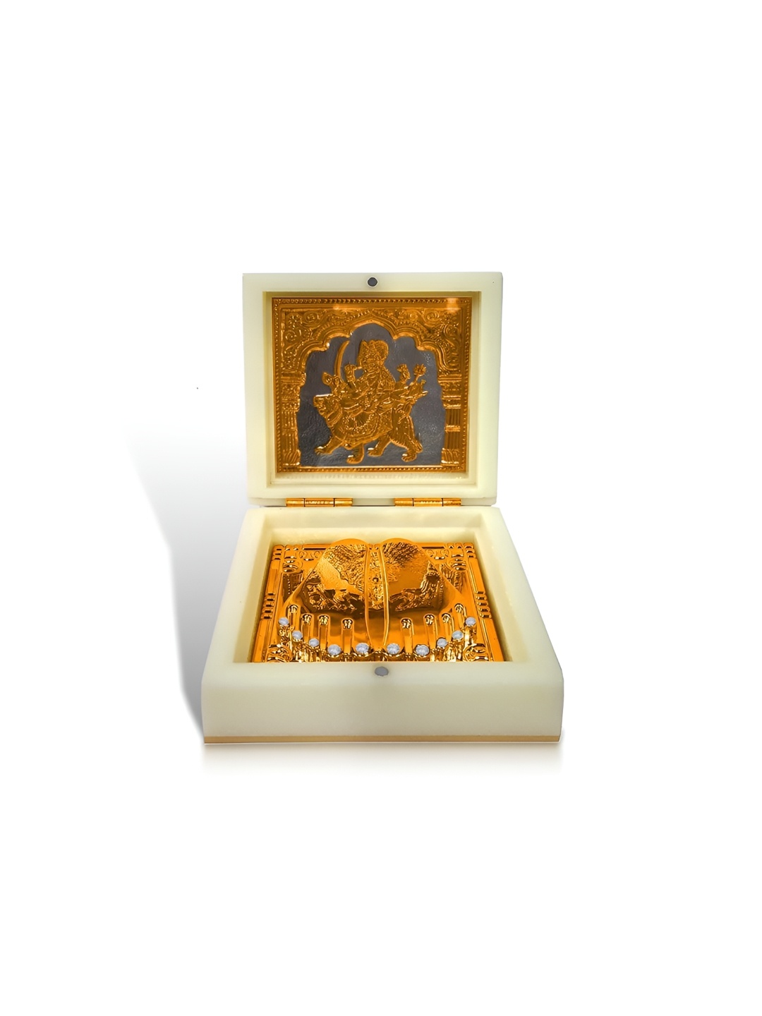 

Adhvik Gold-Toned Religious Figurine Showpiece