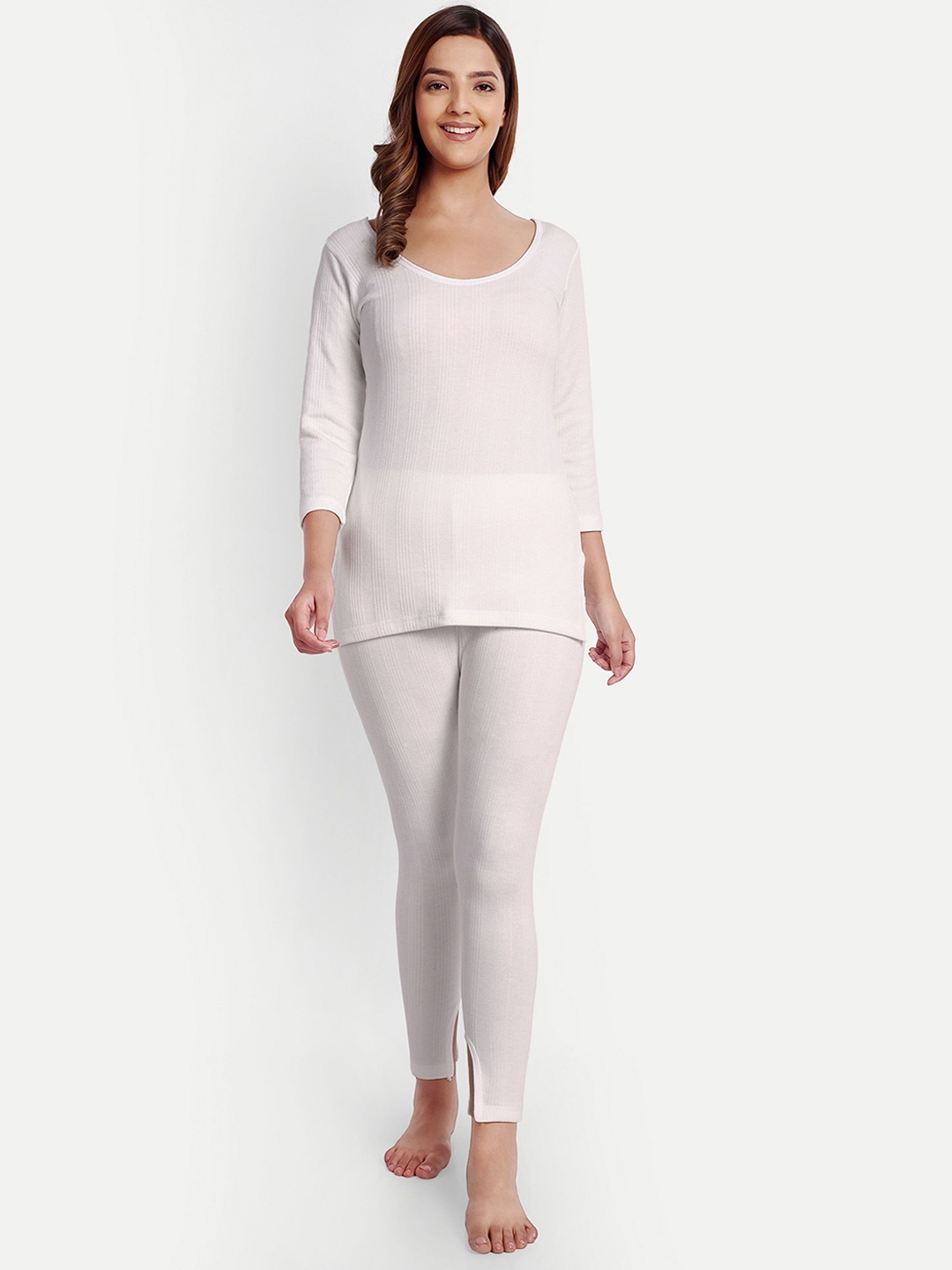 

ZEFFIT Cotton Thermal Set, White