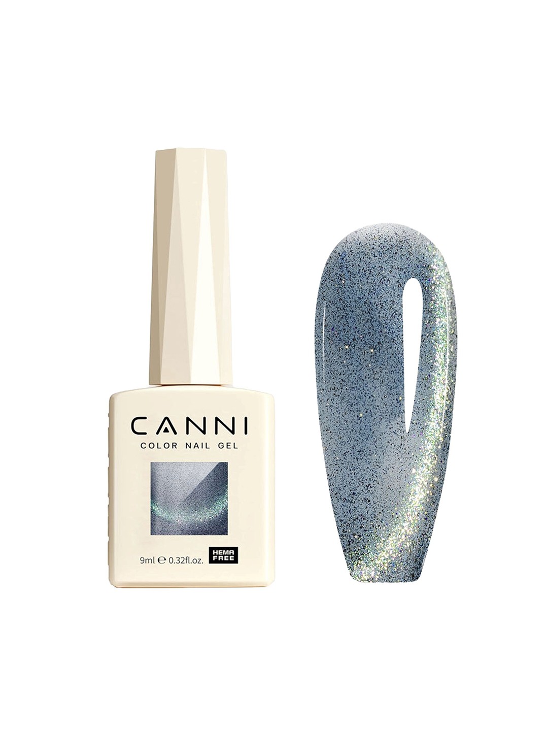 

CANNI Hema Free Gel Nail Polish - 9 ml - Shade 8023, Blue