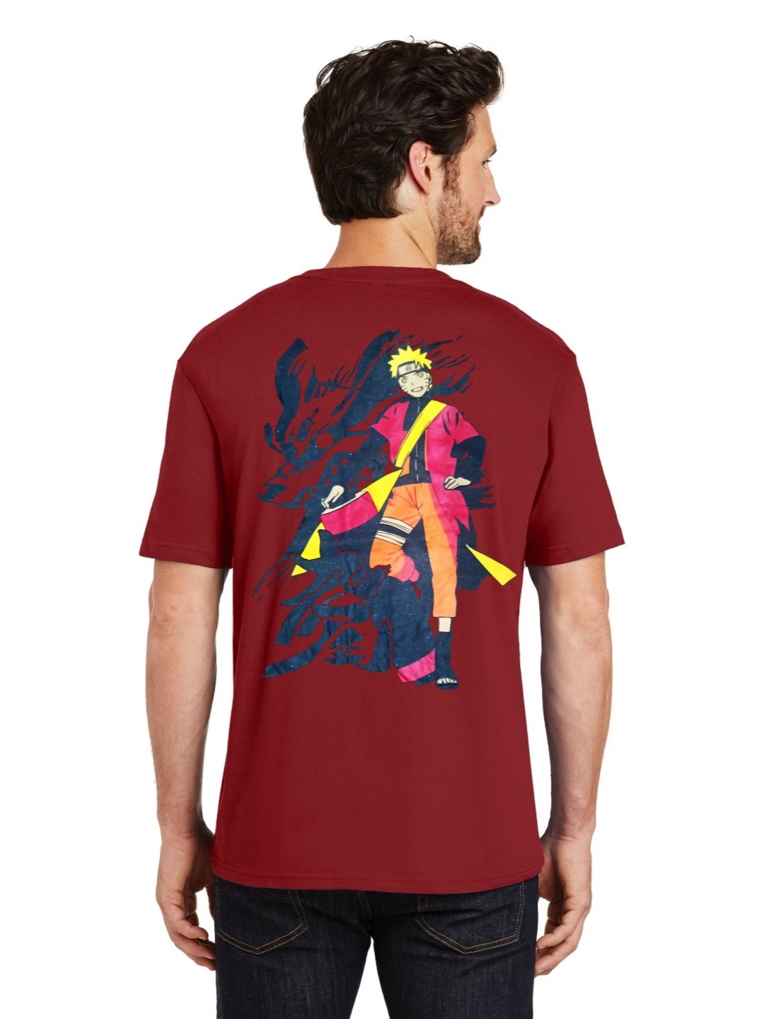 

SONIBROS Men T-shirt, Maroon