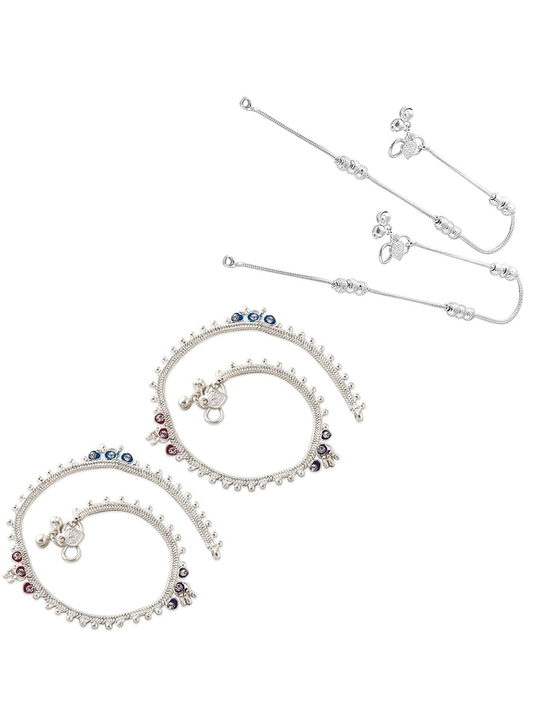 

Lila Silver-Plated Anklet