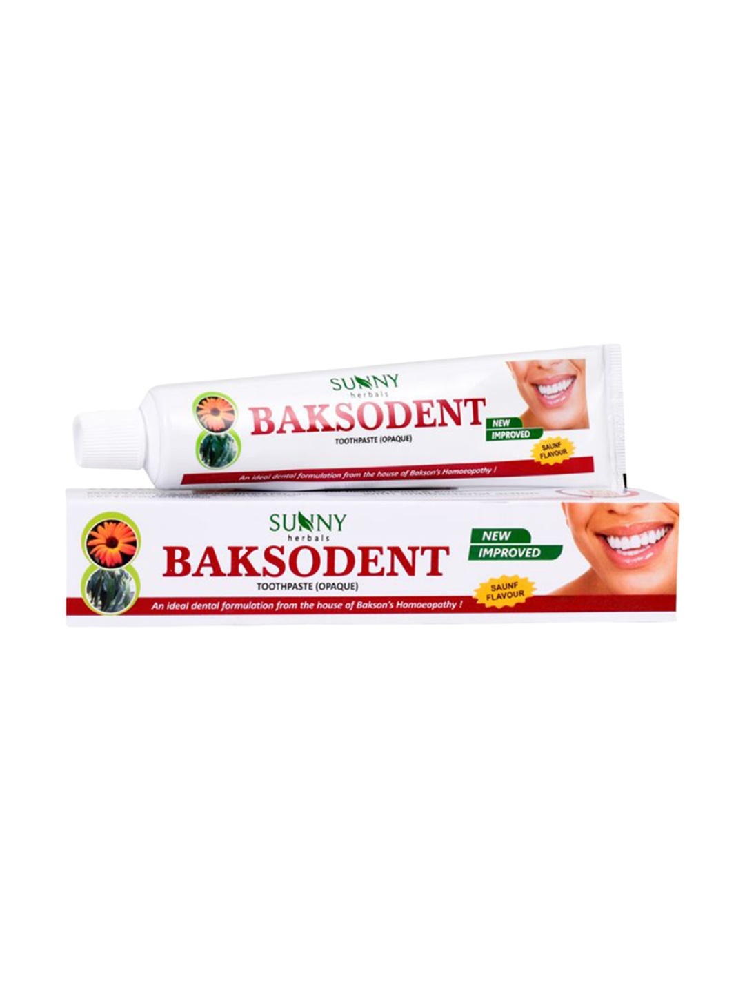

SUNNY HERBALS Baksodent Toothpaste Opaque - 100 g, White