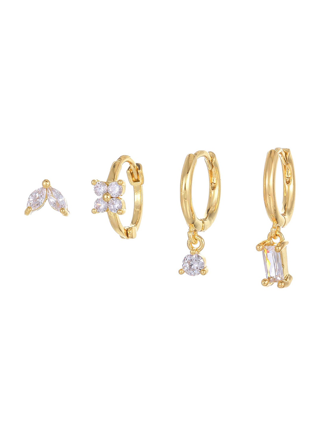 

StyleCast x Revolte Classic Studs Earrings, Gold