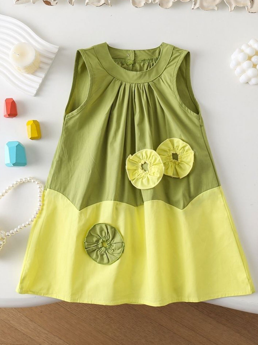 

LULU & SKY A-Line Dress, Green
