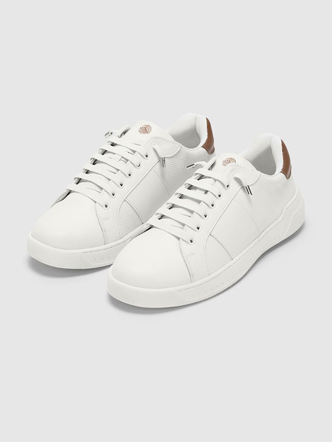 

KINGDOM OF WHITE Men Colourblocked PU Sneakers