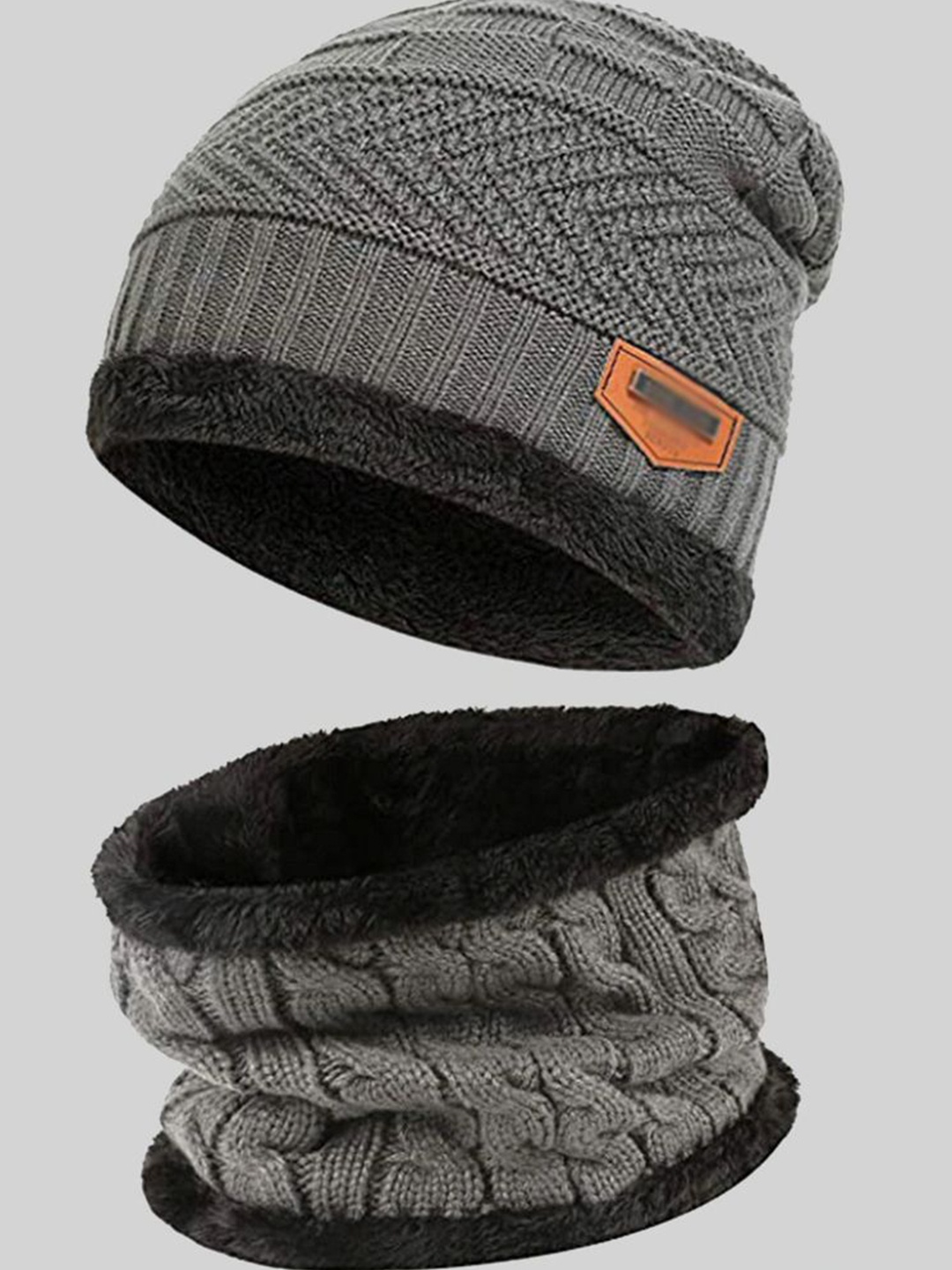 

Kastner Men Woollen Beanie, Grey
