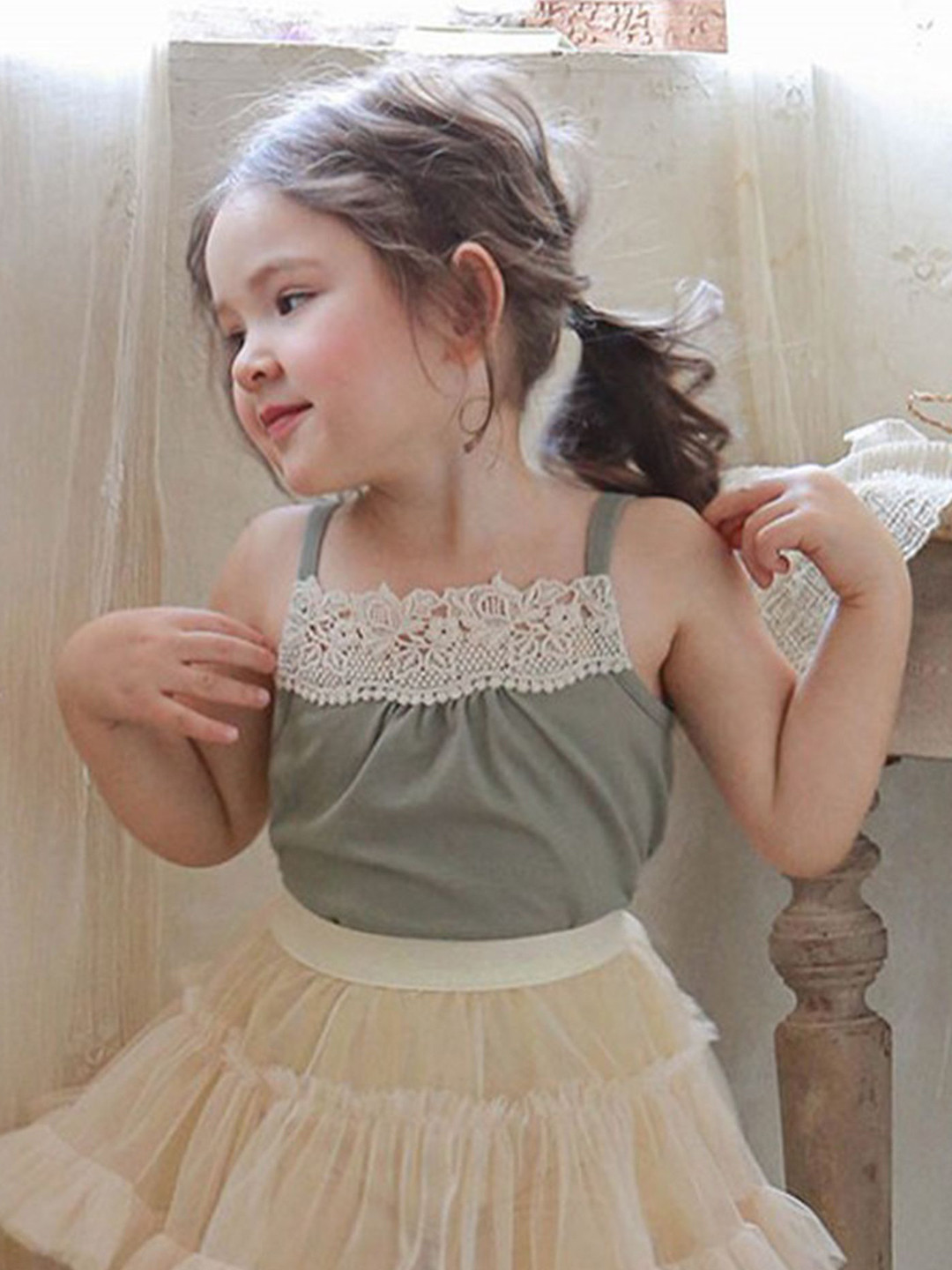 

LULU & SKY Top, Green