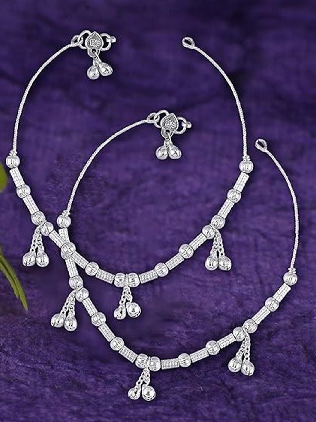

Lila Silver-Plated Anklet