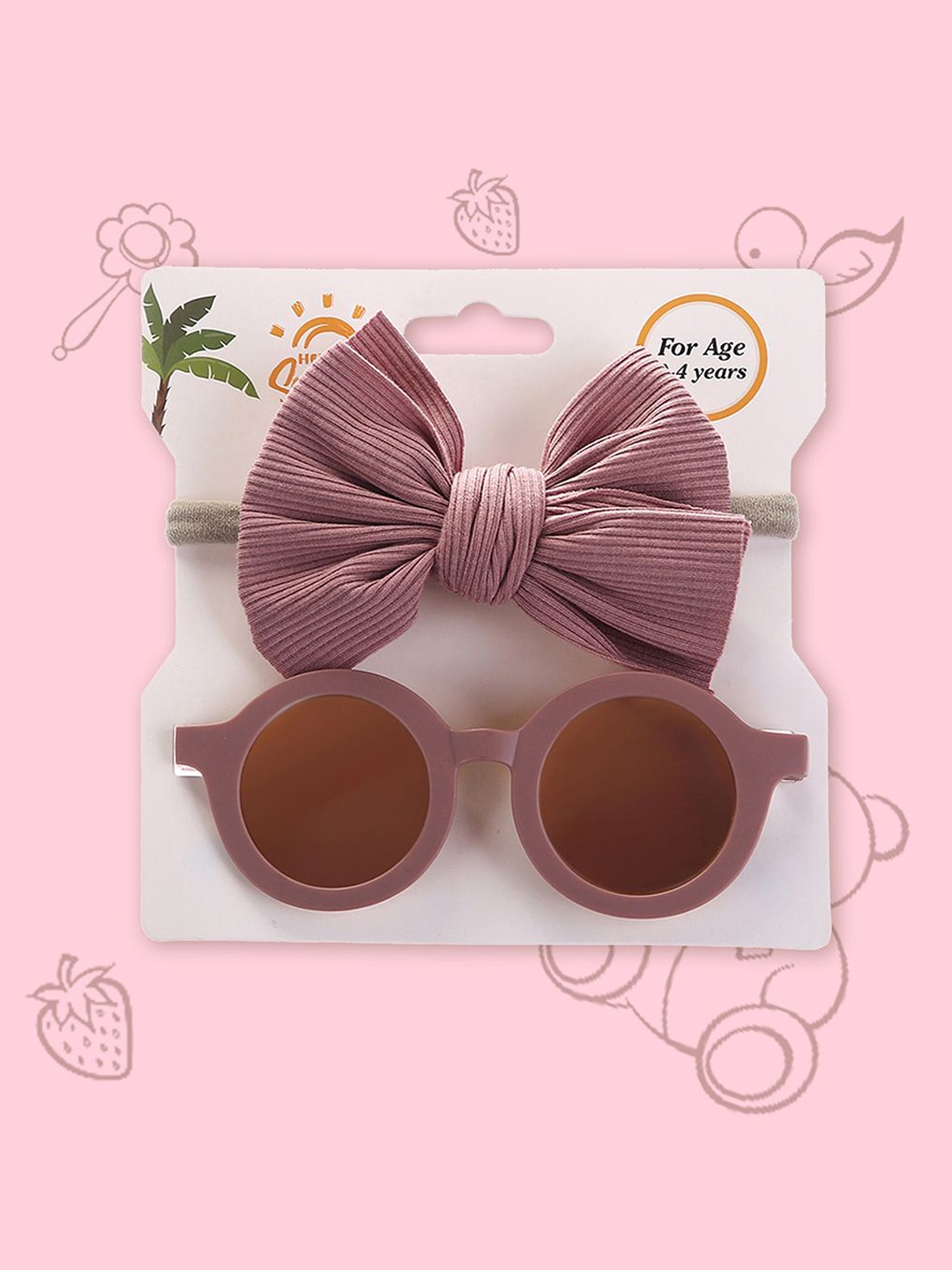 

Polka Tots Girls Round Sunglasses, Purple