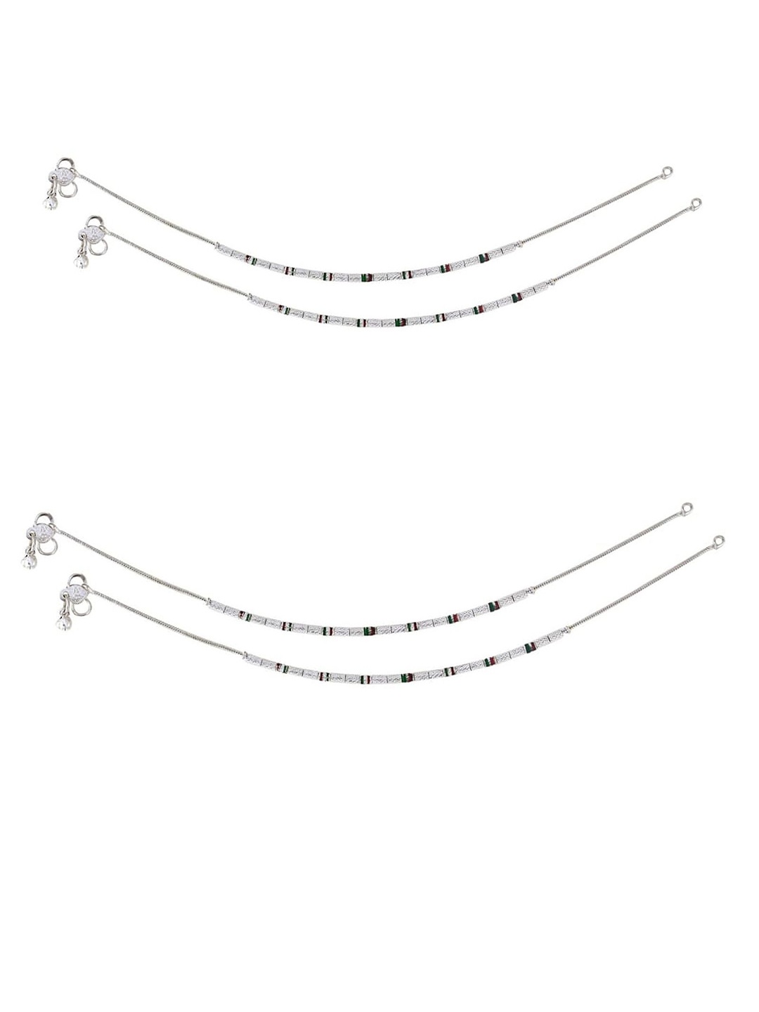 

Lila Silver-Plated Anklet