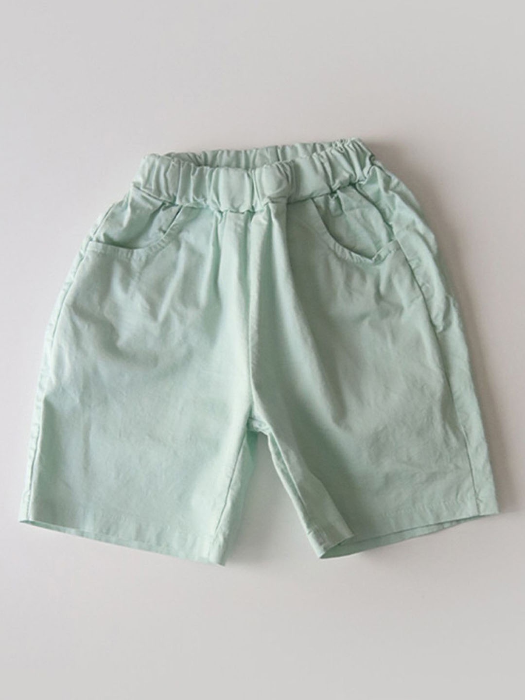

LULU & SKY Girls Slim Fit High-Rise Shorts, Blue