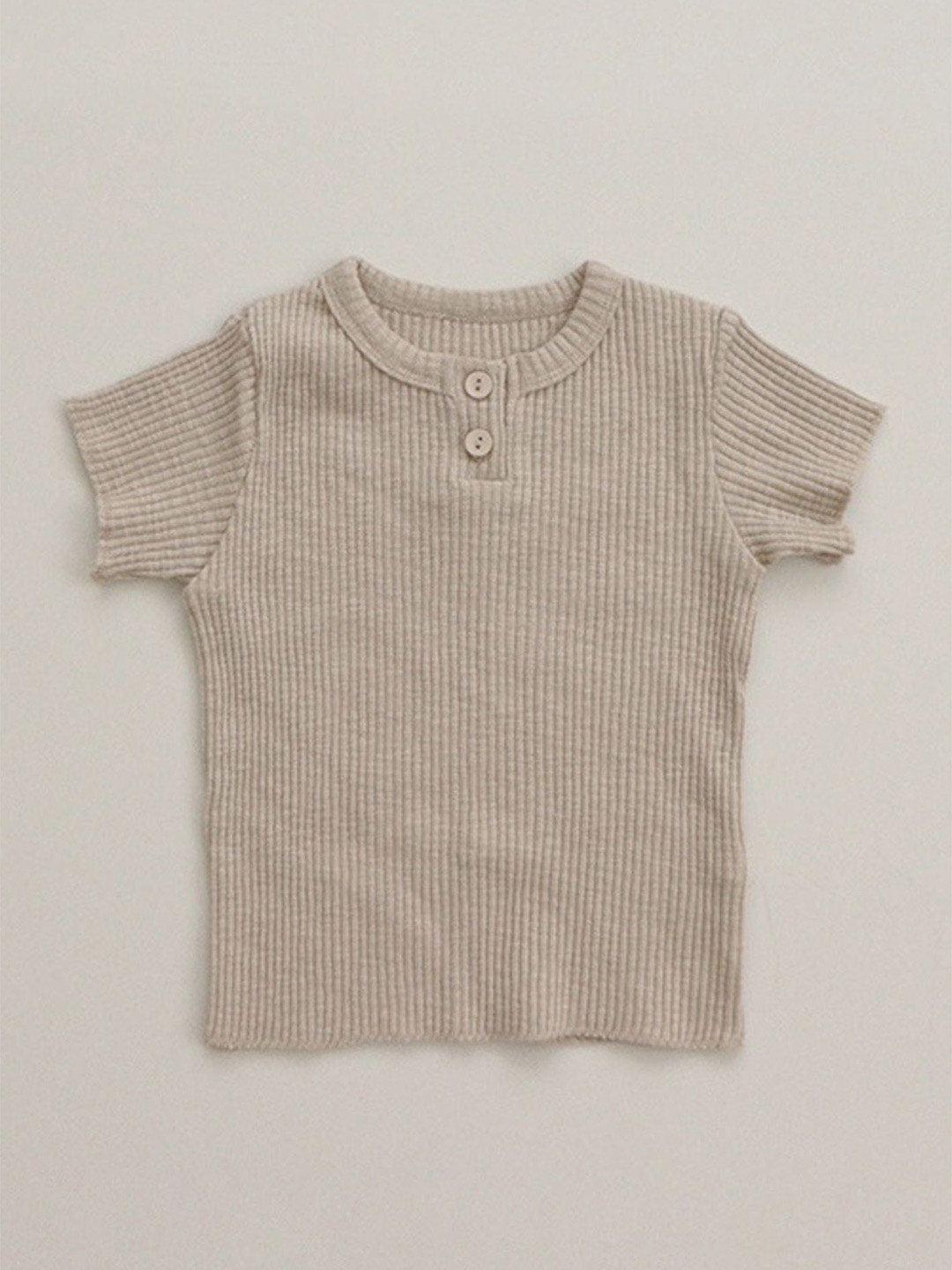 

LULU & SKY Girls T-shirt with Shorts, Beige